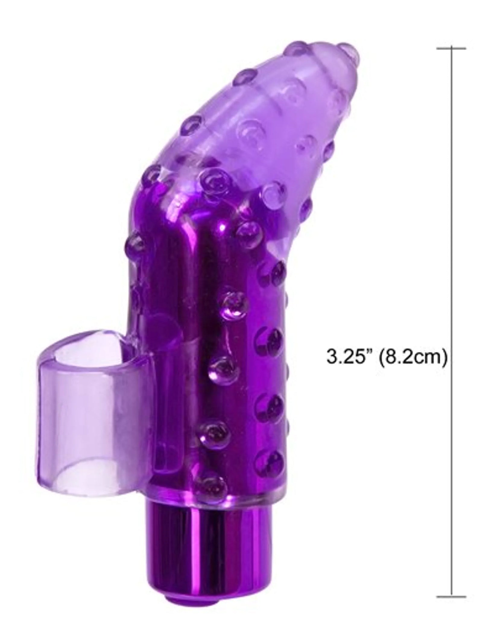 Rechargeable Finger Massager in Purple