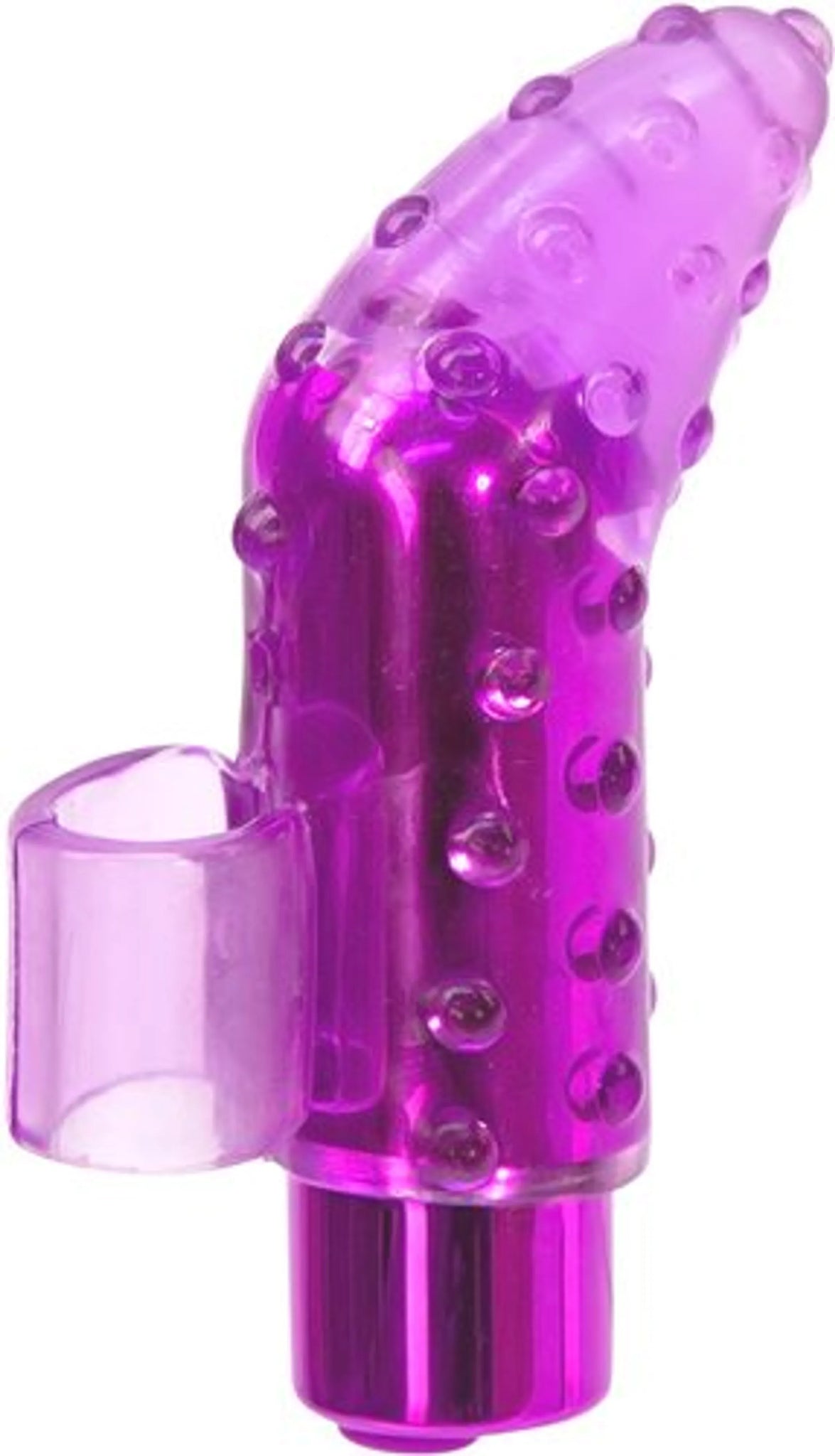 Frisky Finger Rechargeable Vibrator in Purple