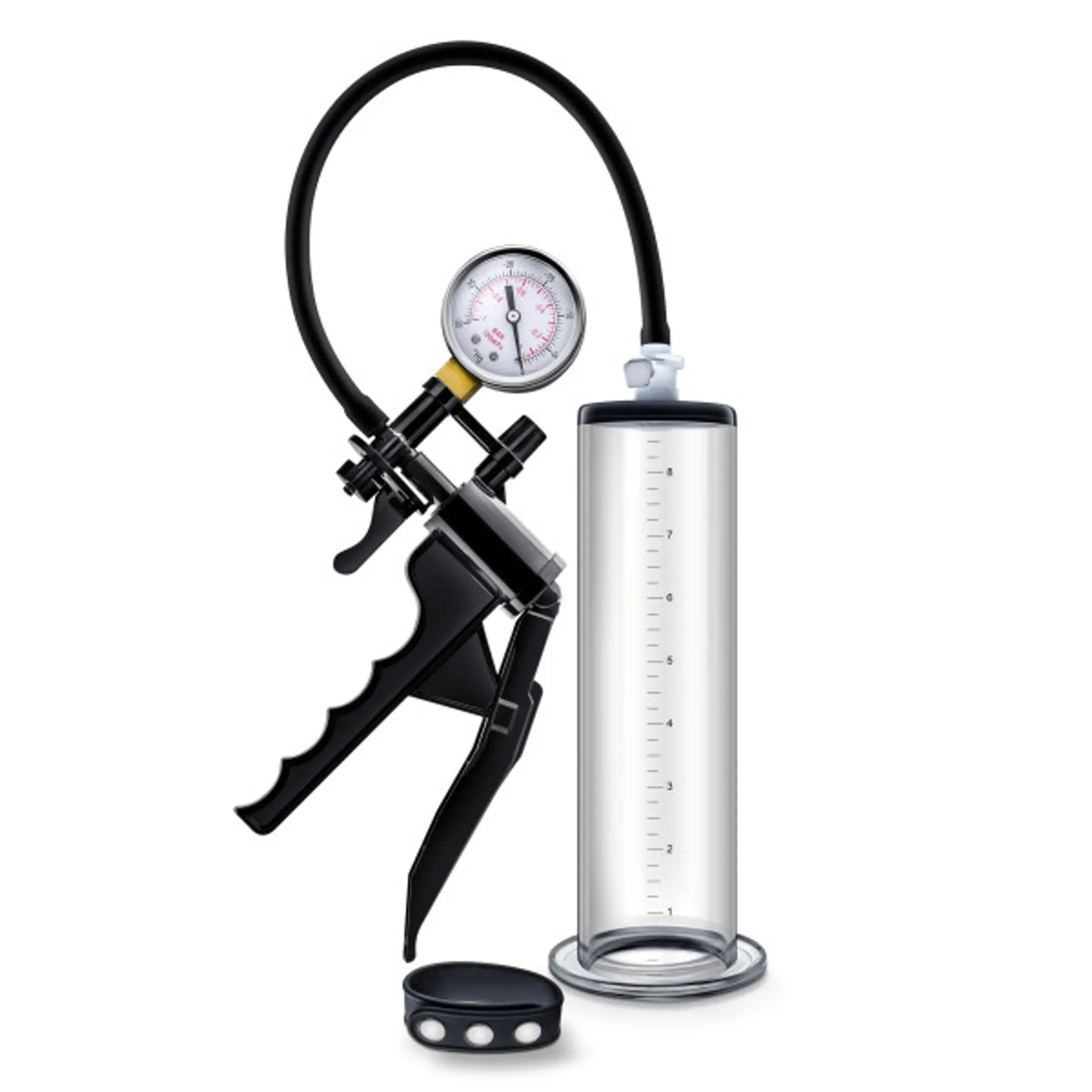 PERFORMANCE VX8 PREMIUM PENIS PUMP SYSTEM W/ SILICONE COCK STRAP CLEAR