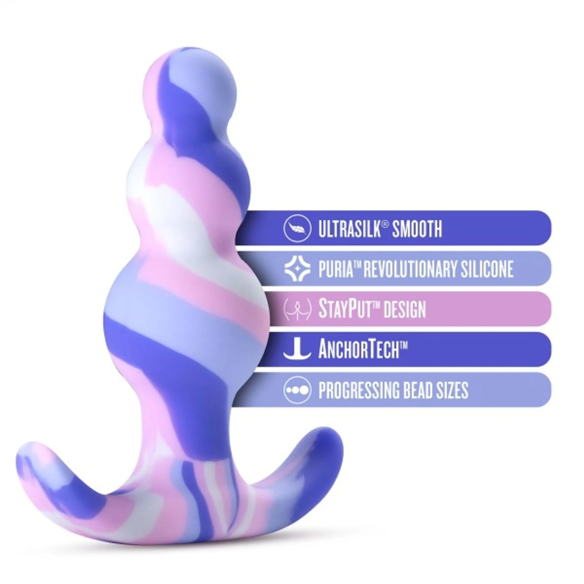 Avant Twilight Blue Butt Plug - 2.5" Insertable Length