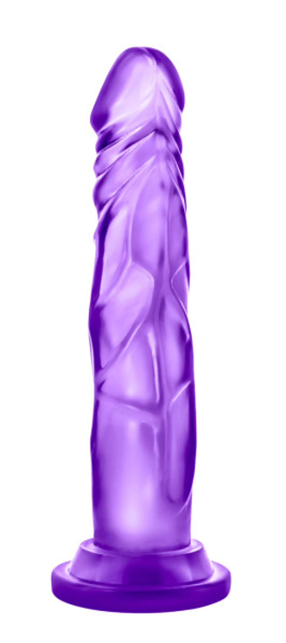 B YOURS SWEET N HARD 5 PURPLE DILDO "