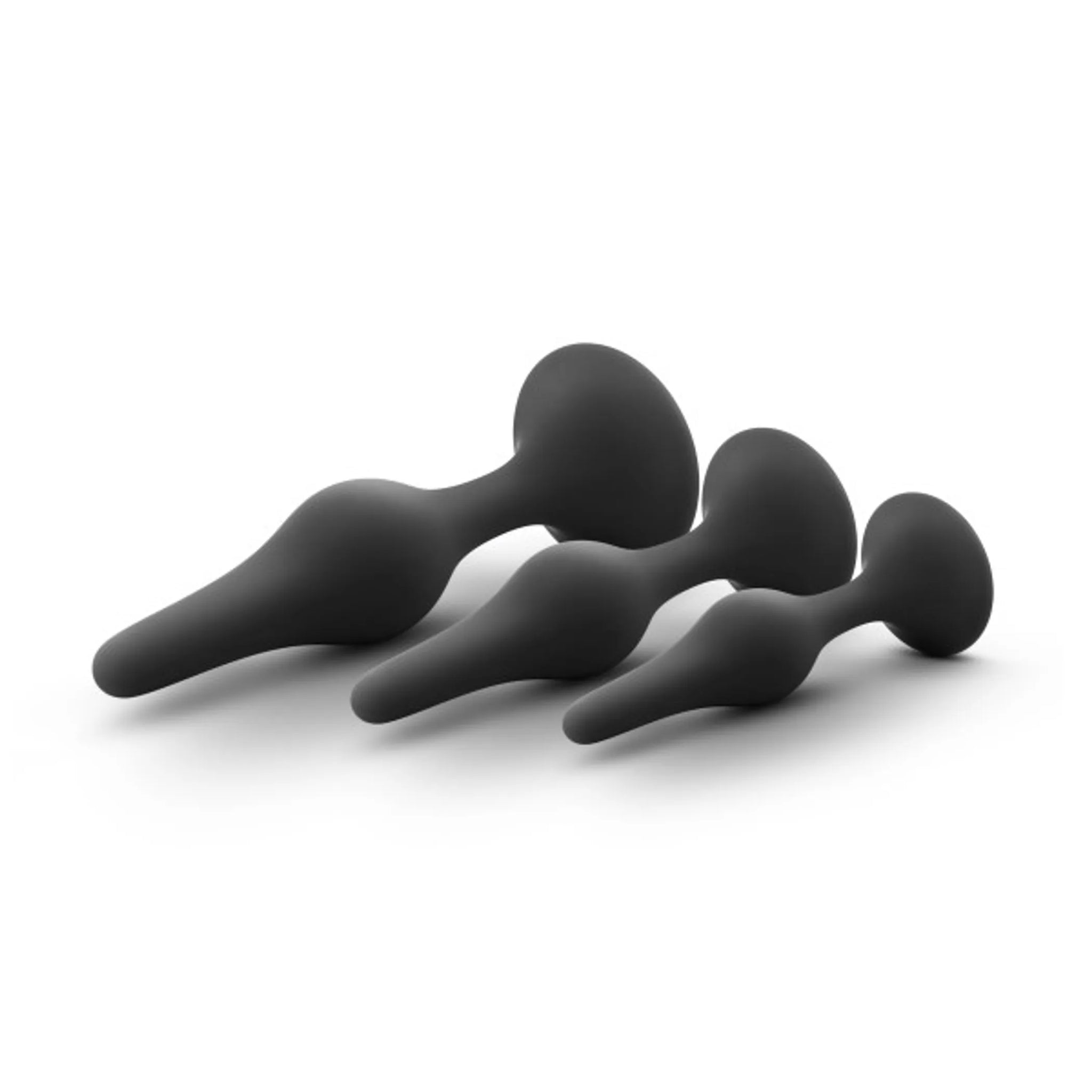 Beginner Anal Plug Kit with 3 Graduated Sizes