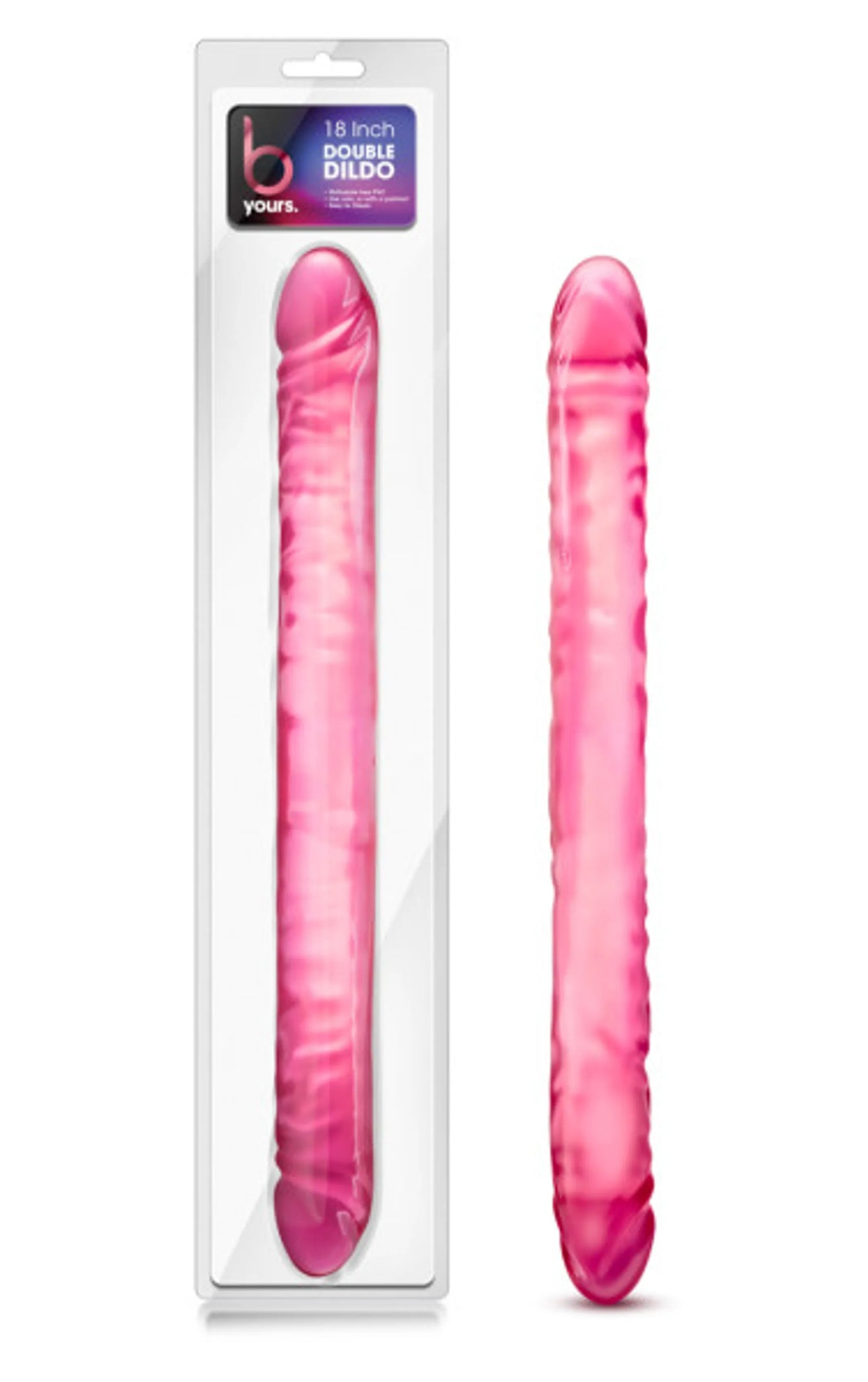 B YOURS 18 DOUBLE DILDO PINK "