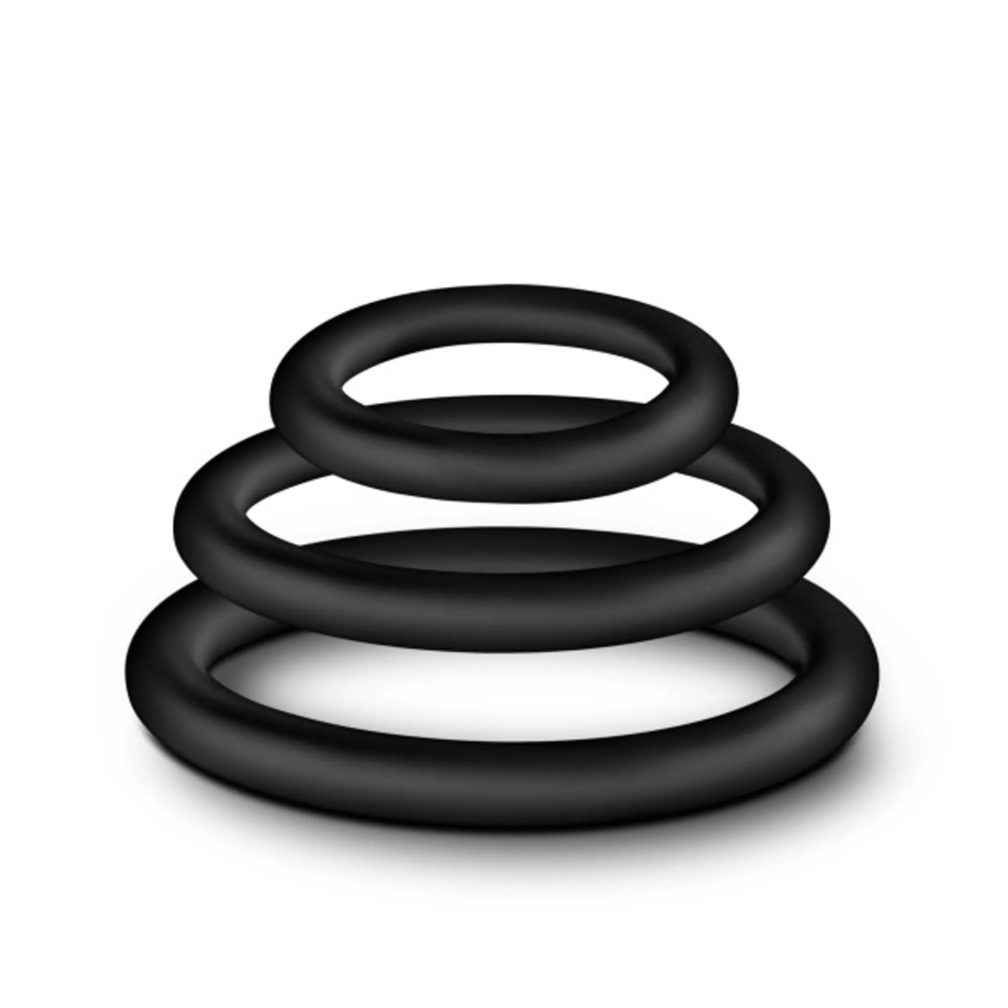 PERFORMANCE VS4 PURE PREMIUM SILICONE COCKRING SET BLACK