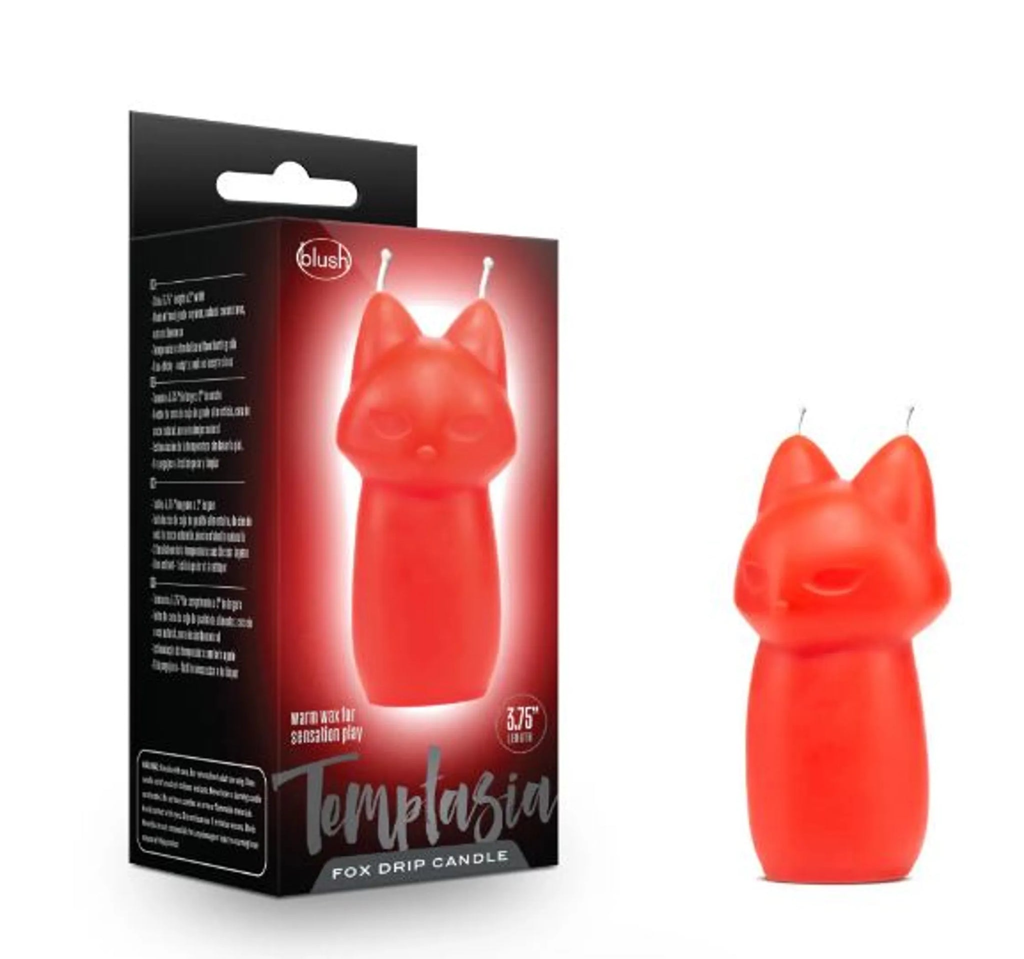 TEMPTASIA FOX DRIP CANDLE RED