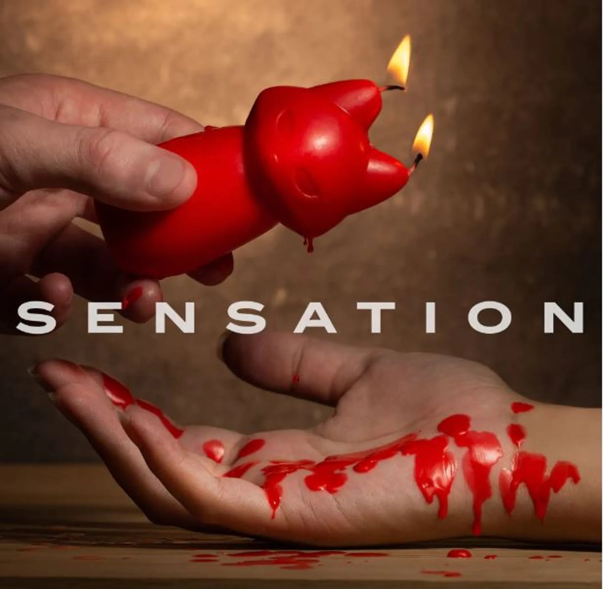 TEMPTASIA FOX DRIP CANDLE RED