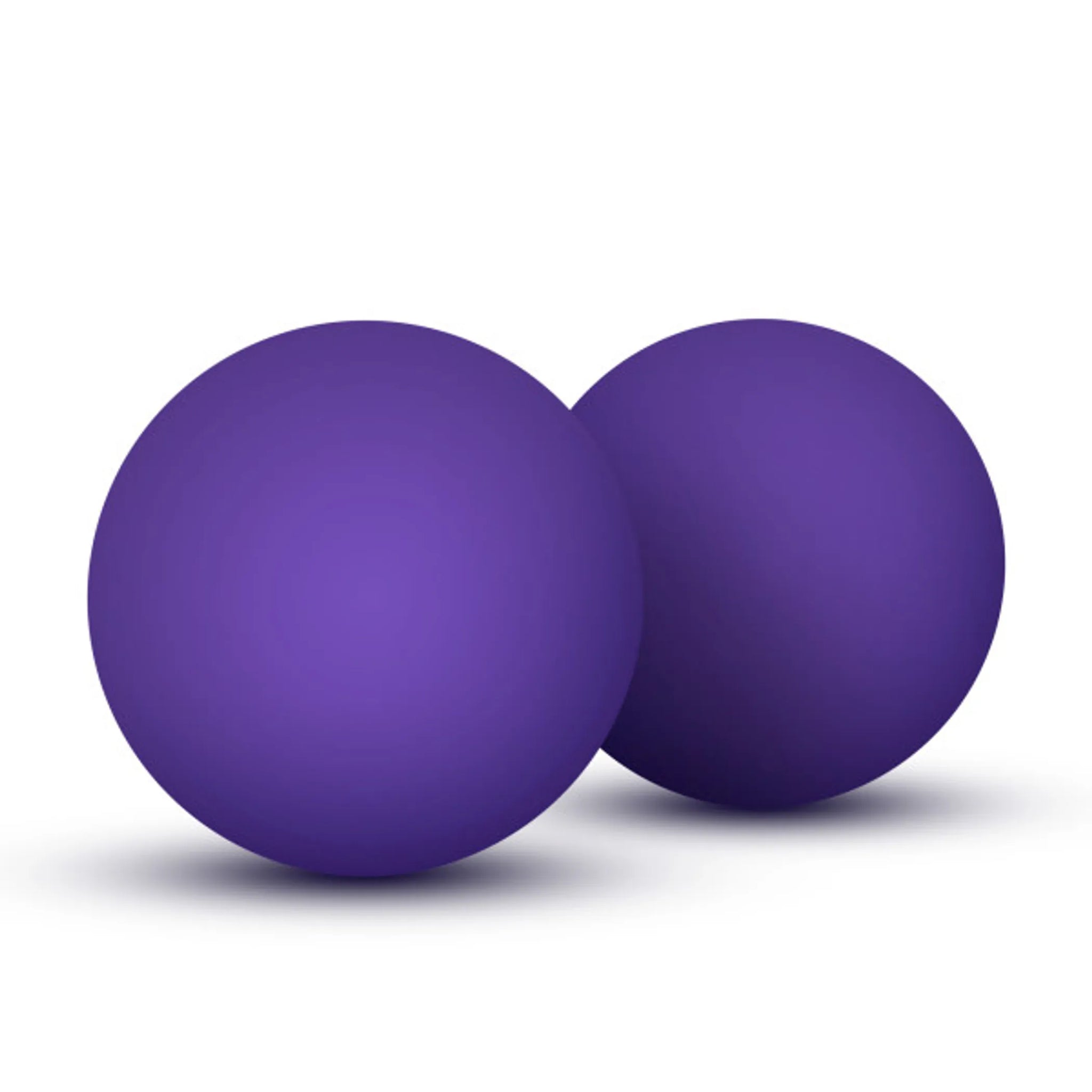 LUXE DOUBLE O KEGEL BALLS 1.3 OZ PURPLE