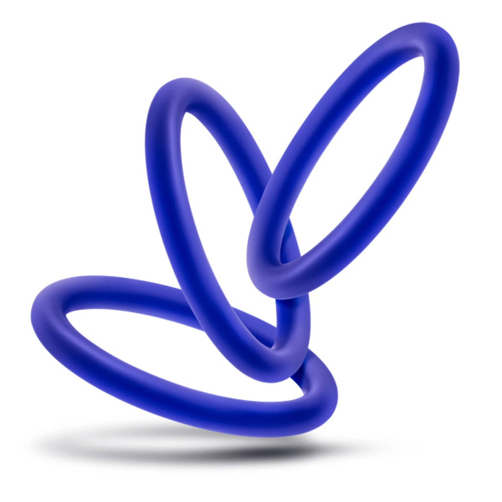 PERFORMANCE VS1 PURE PREMIUM SILICONE COCKRINGS MEDIUM INDIGO