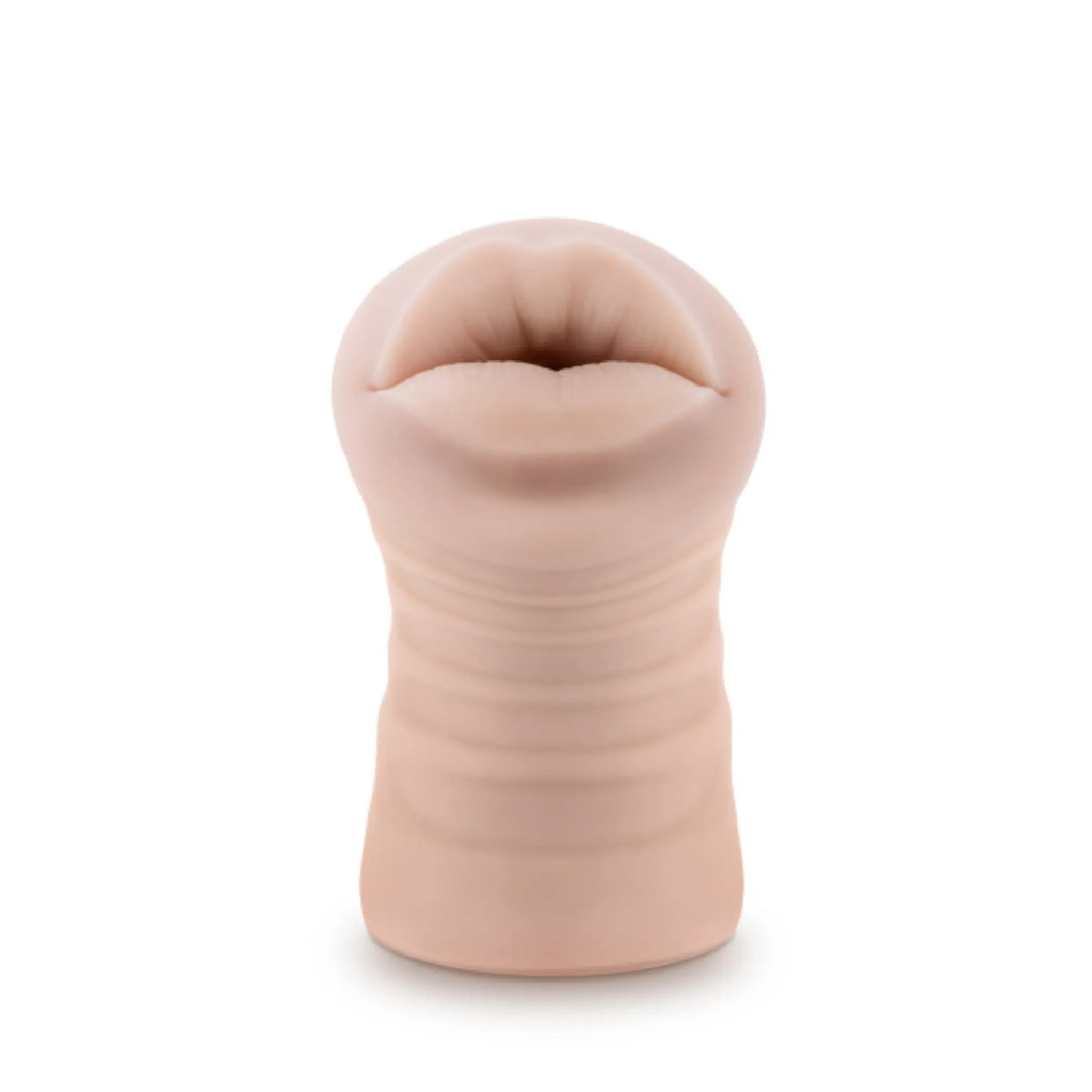 Angie Vanilla Mouth Stroker - Realistic One-Speed Vibrating Masturbator