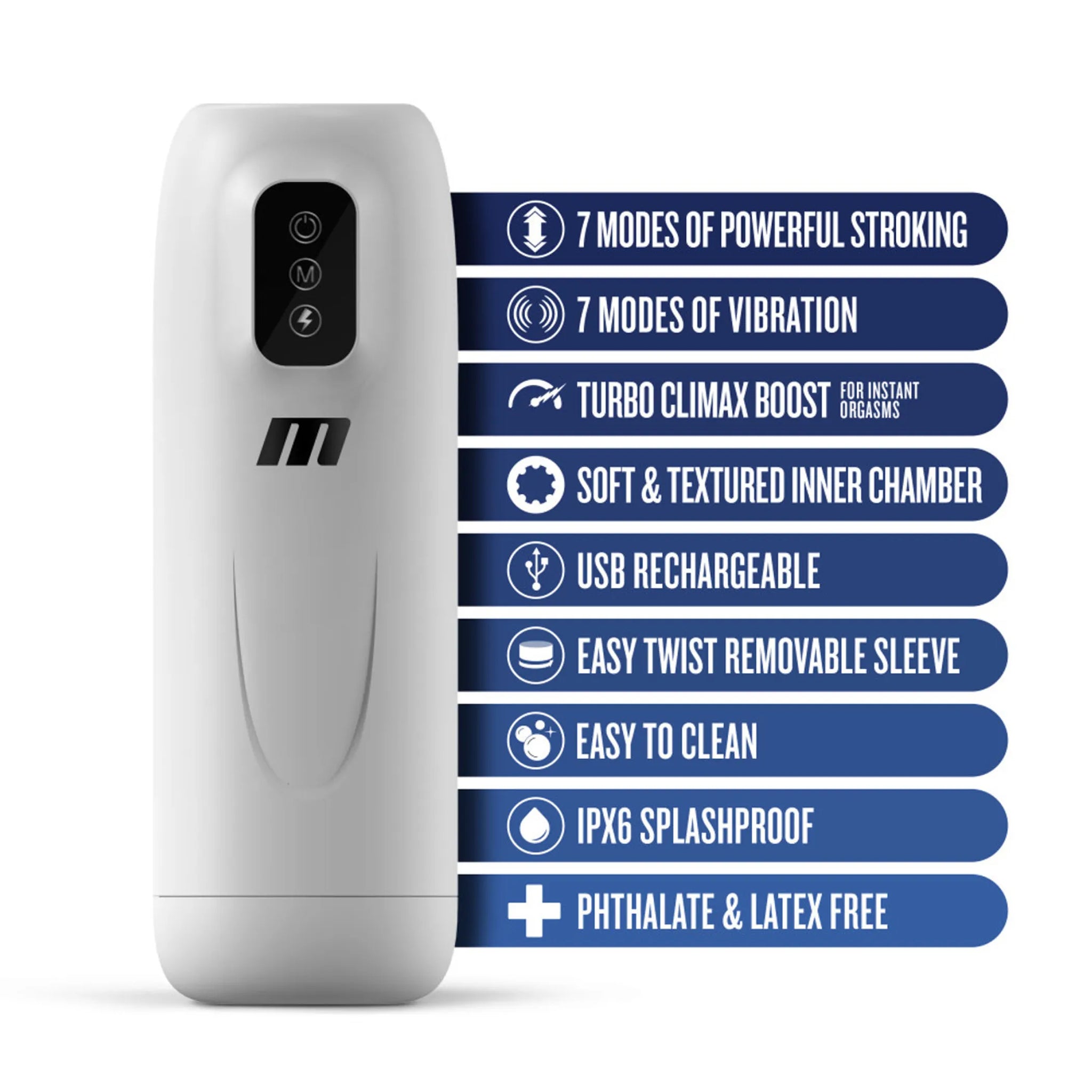 M FOR MEN ROBO-BATOR WHITE