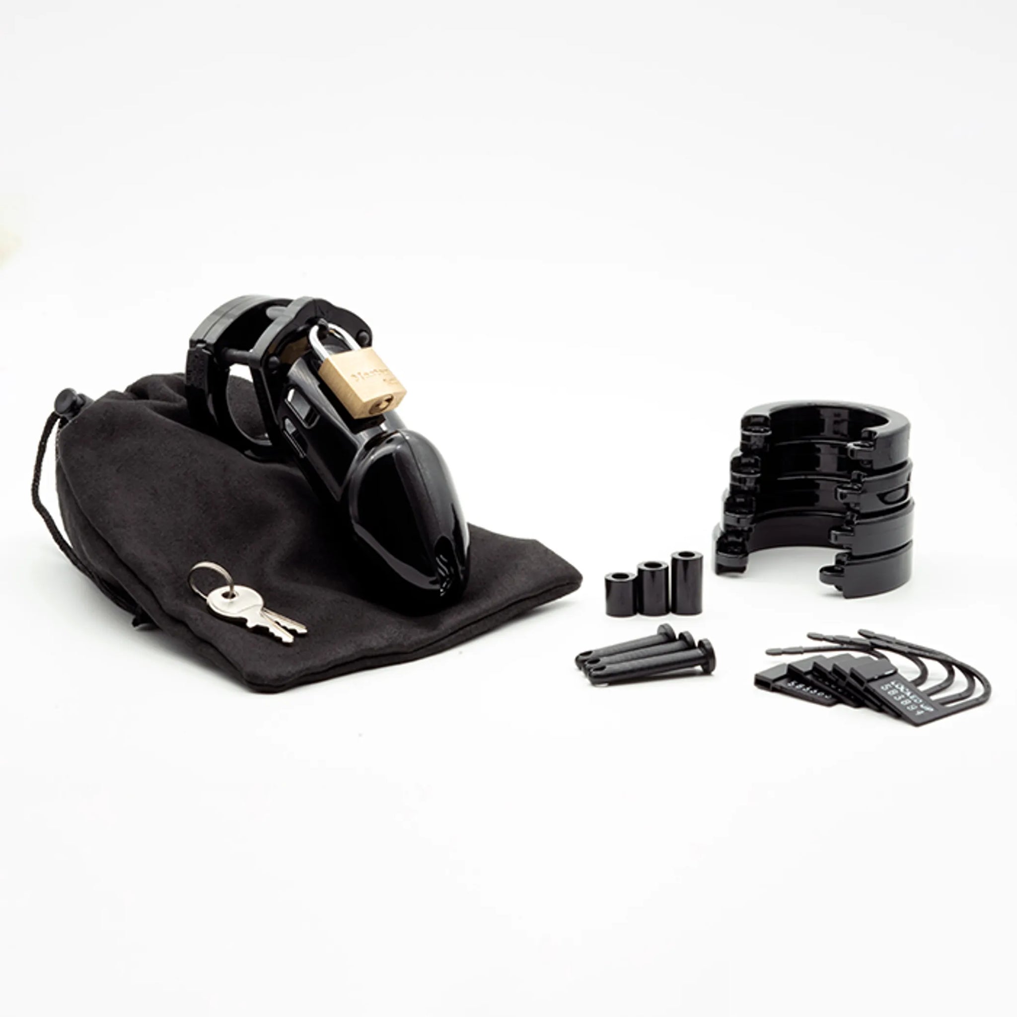 CB-6000 KIT 3.25IN BLACK COCK CAGE