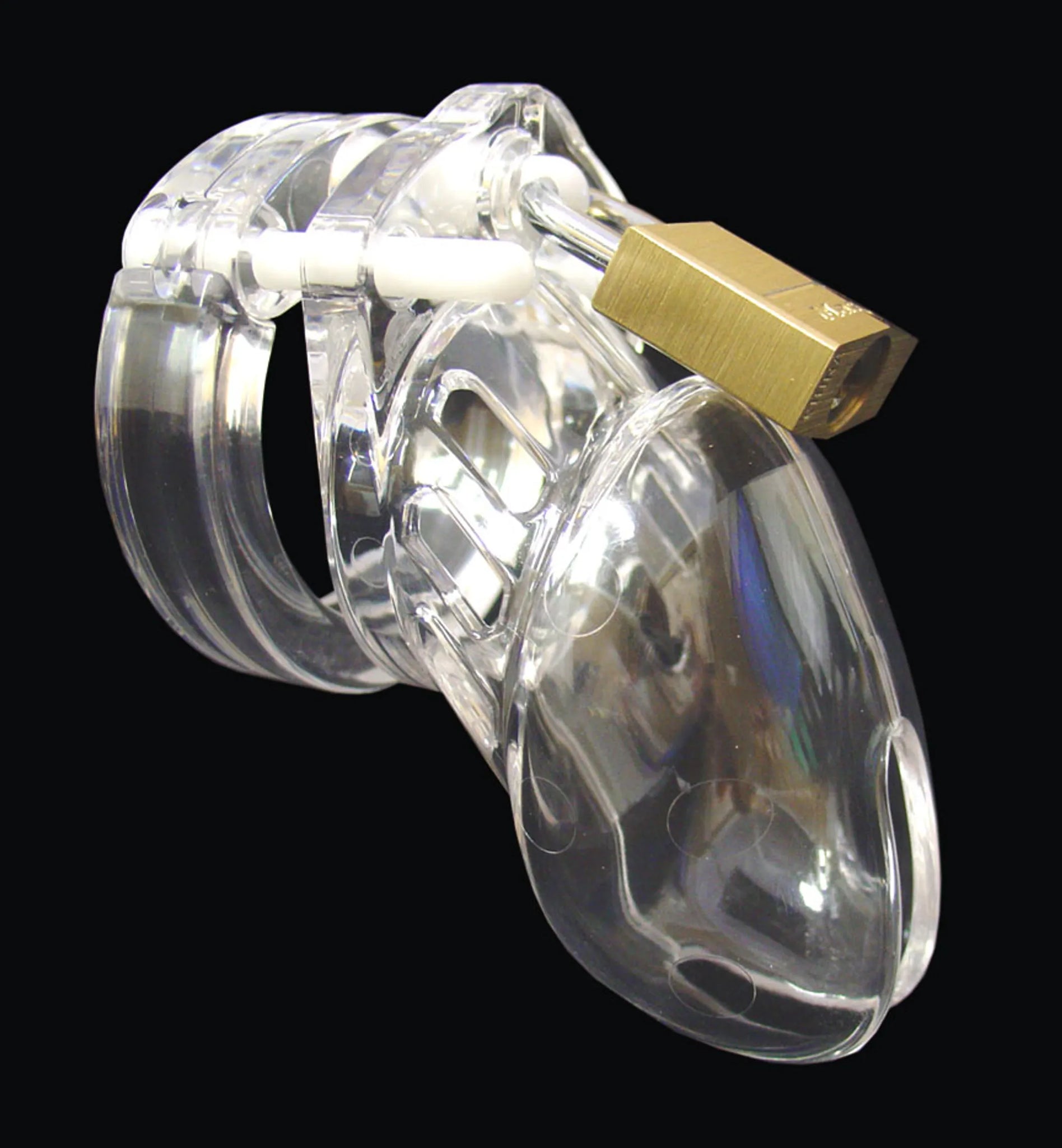CB-6000S KIT 2.5IN CLEAR COCK CAGE SMALL