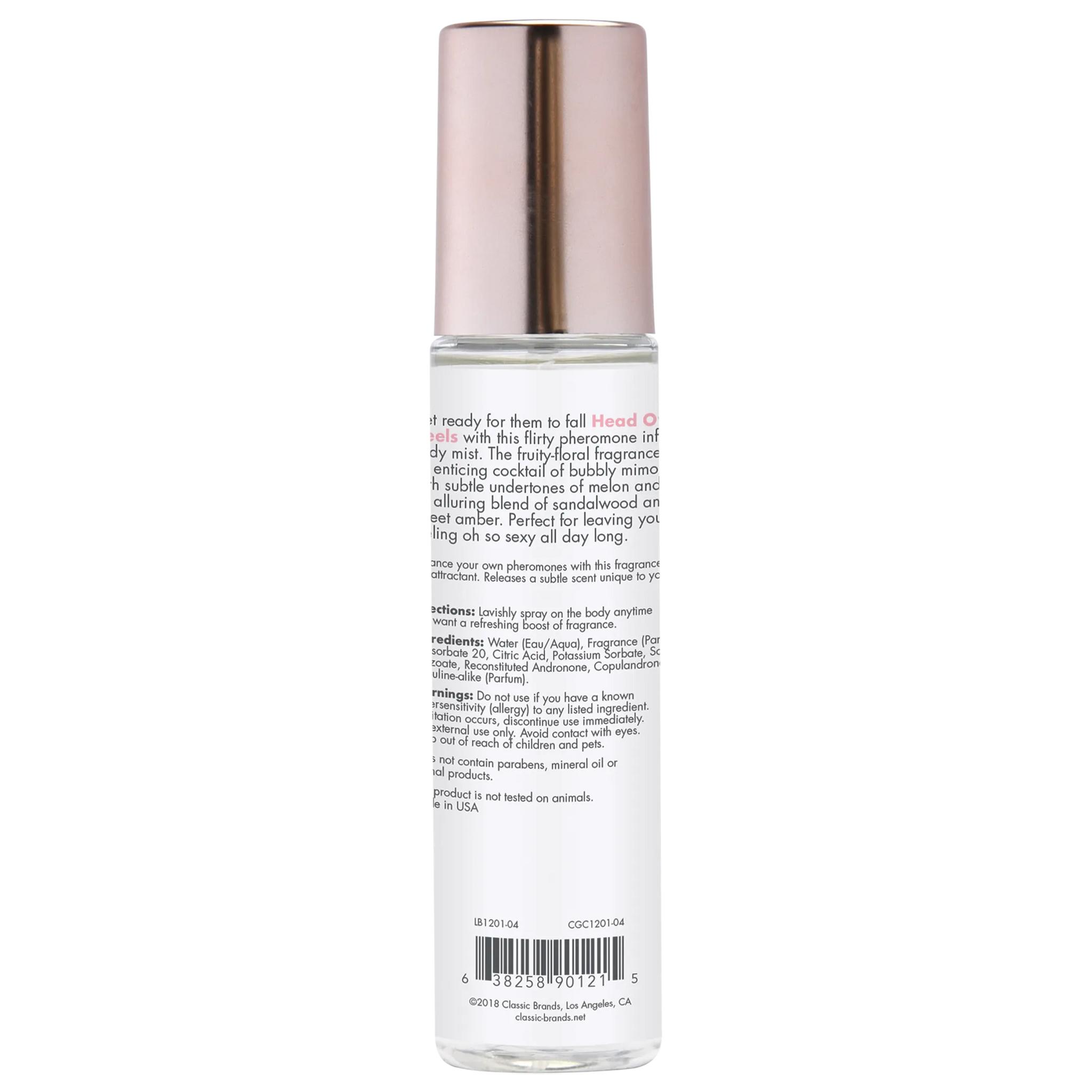 CGC BODY MIST W/ PHEROMONES HEAD OVER HEELS 3.5 FL OZ