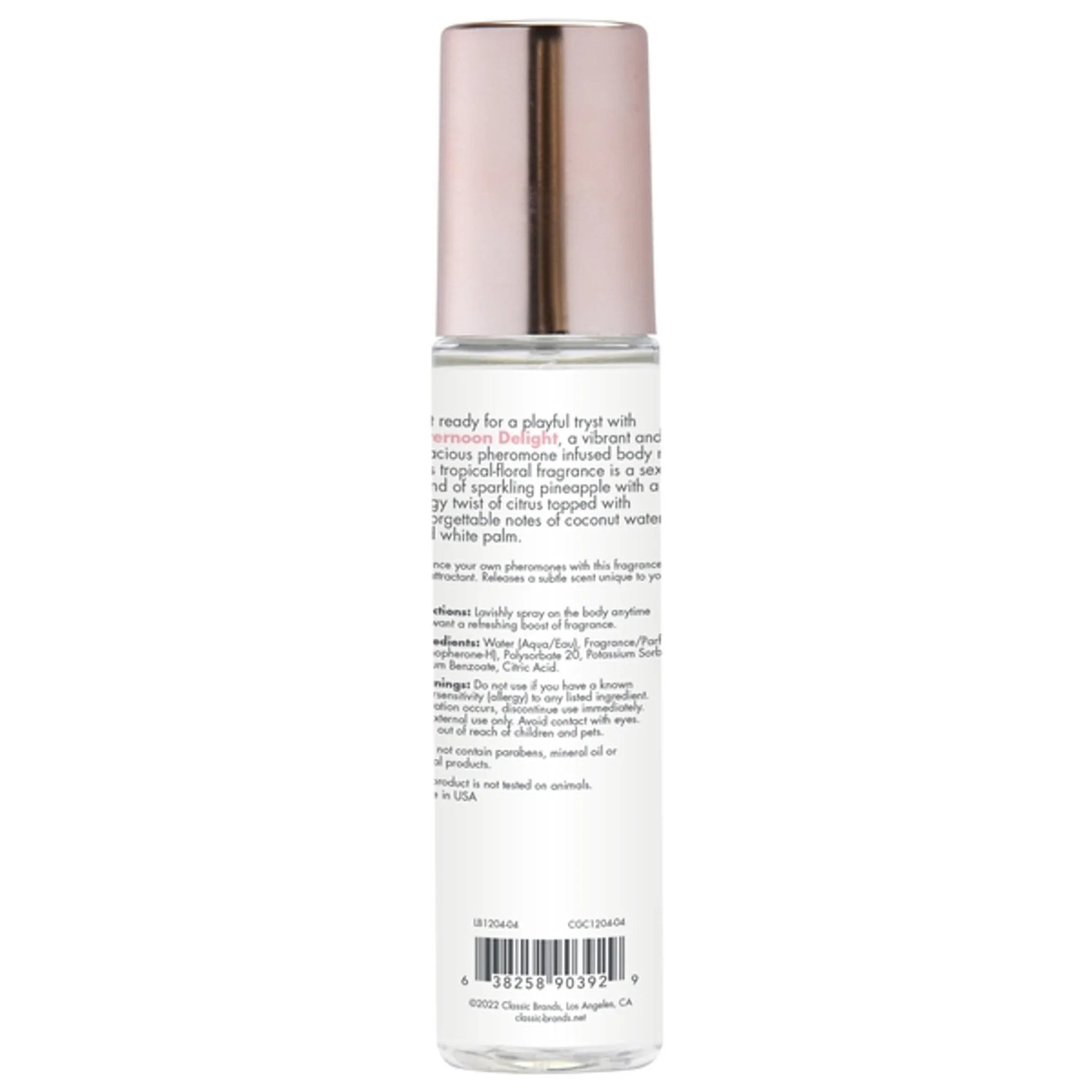 CGC BODY MIST W/ PHEROMONES AFTERNOON DELIGHT 3.5 FL OZ
