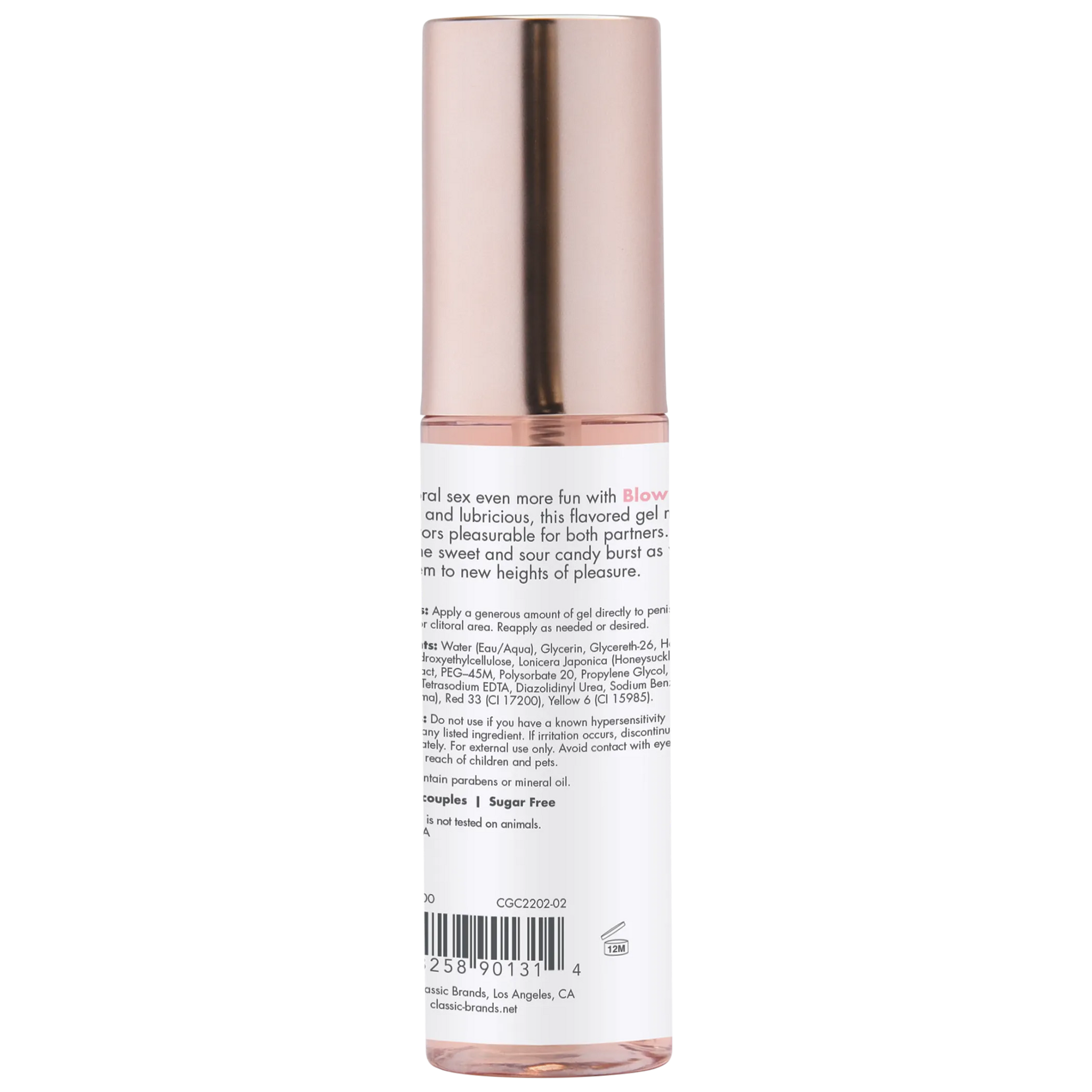 CGC BLOW ME ORAL SEX GEL BERRY BURST 2 FL OZ