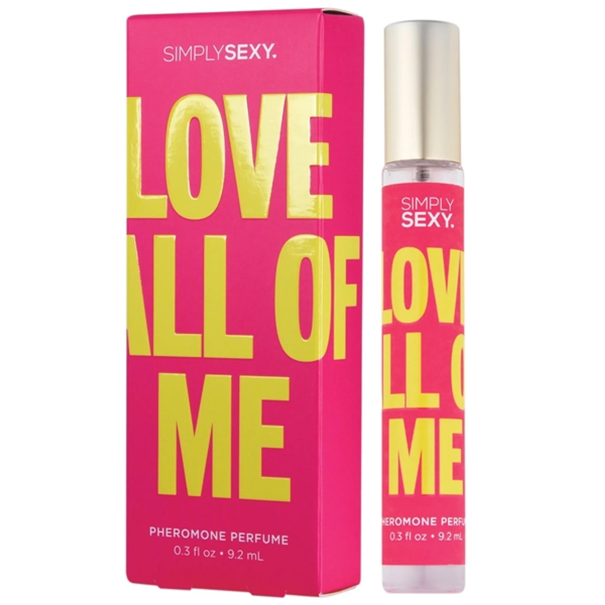 SIMPLY SEXY PHEROMONE PERFUME LOVE ALL OF ME .3 FL OZ