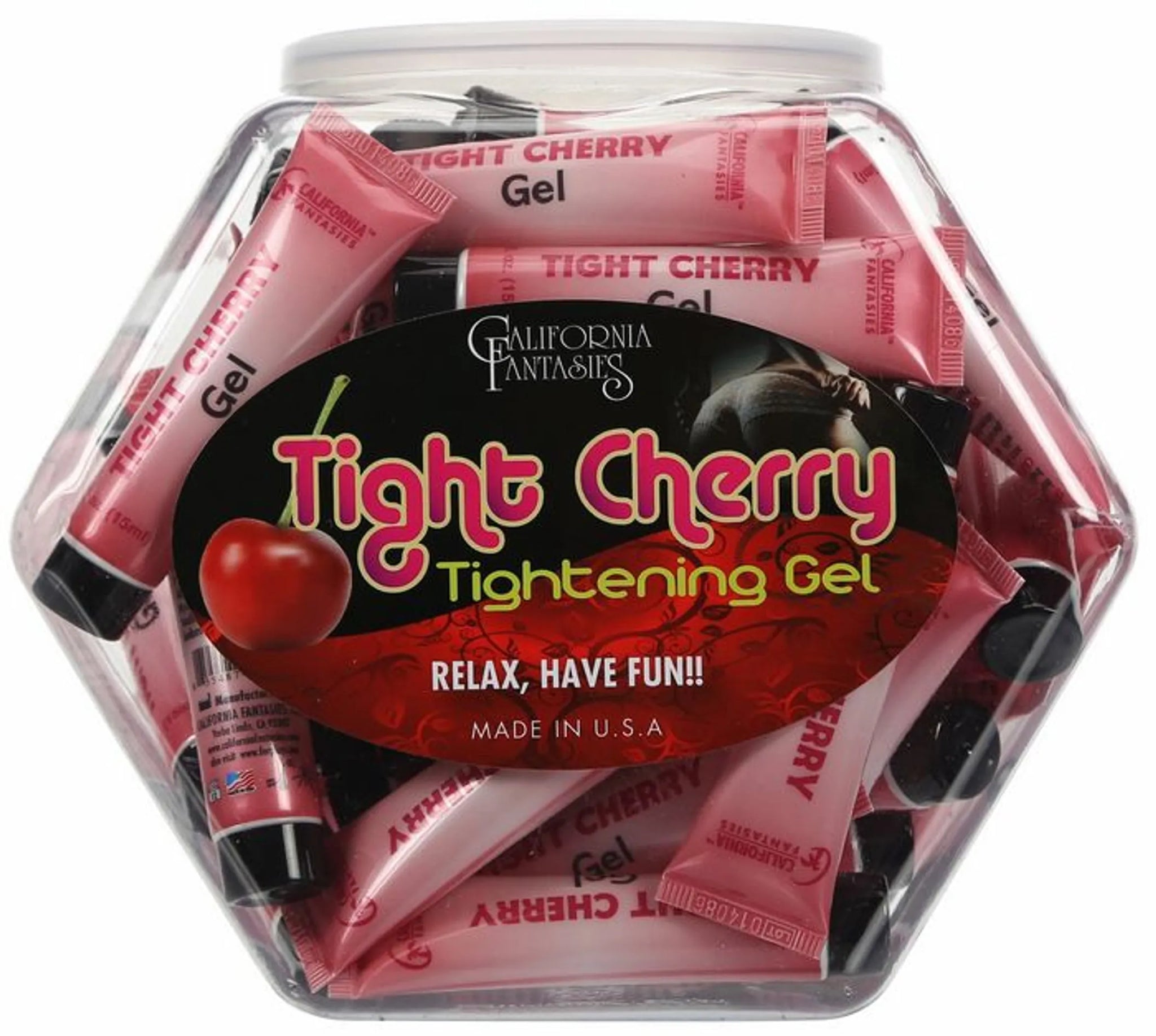TIGHT CHERRY TIGHTENING GEL 72PC BOWL - Libido Drops™