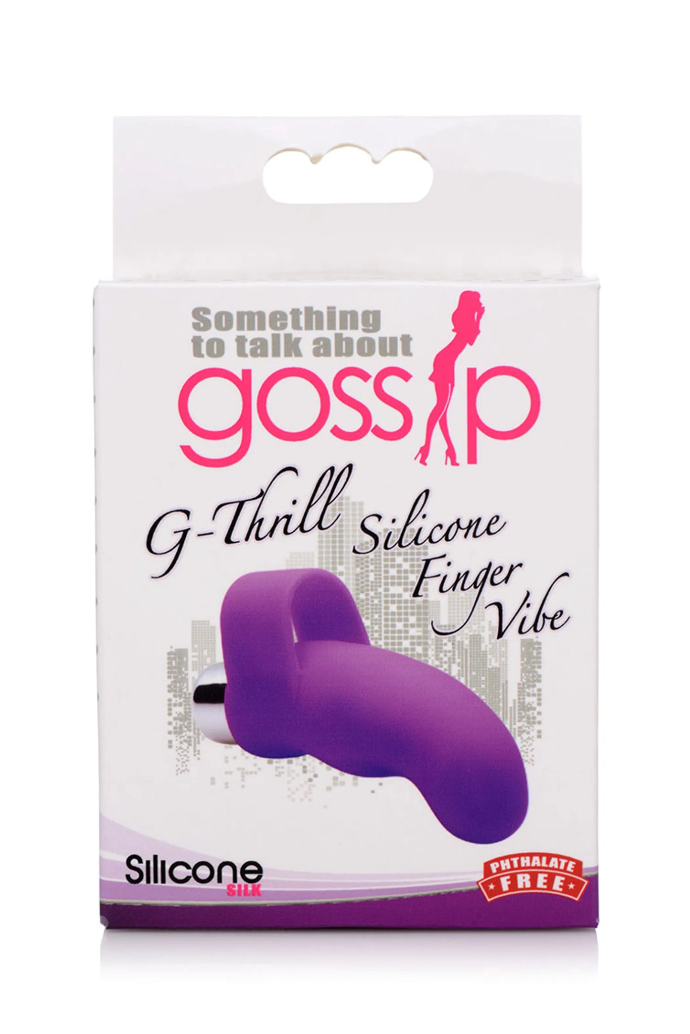 G-Spot Finger Vibrator with Ribbed Silicone Sleeve, 3.3" Length