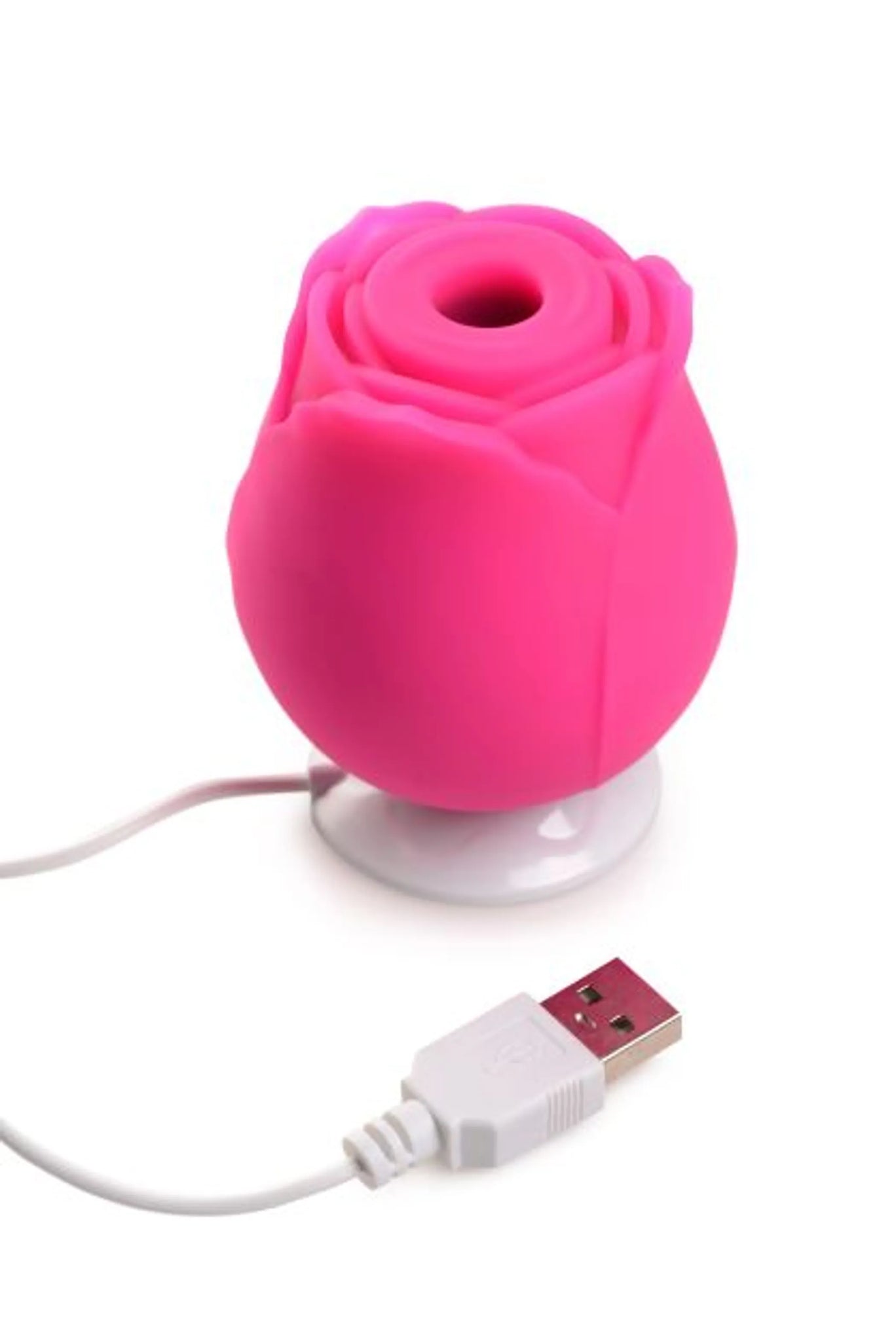 GOSSIP ROSE 10X SILICONE CLIT SUCTION STIMULATOR MAGENTA