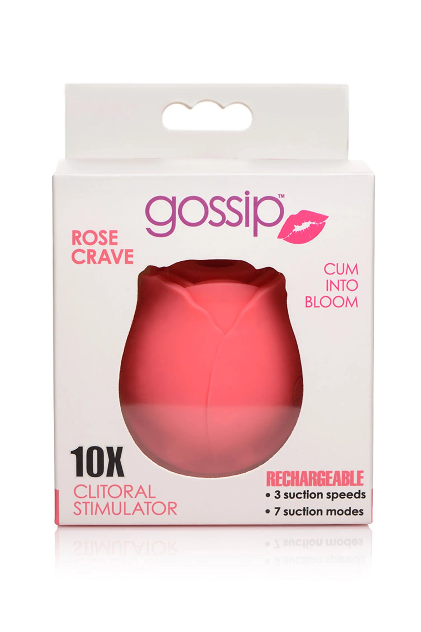 GOSSIP ROSE 10X SUCTION CLIT STIMULATOR CRAVE