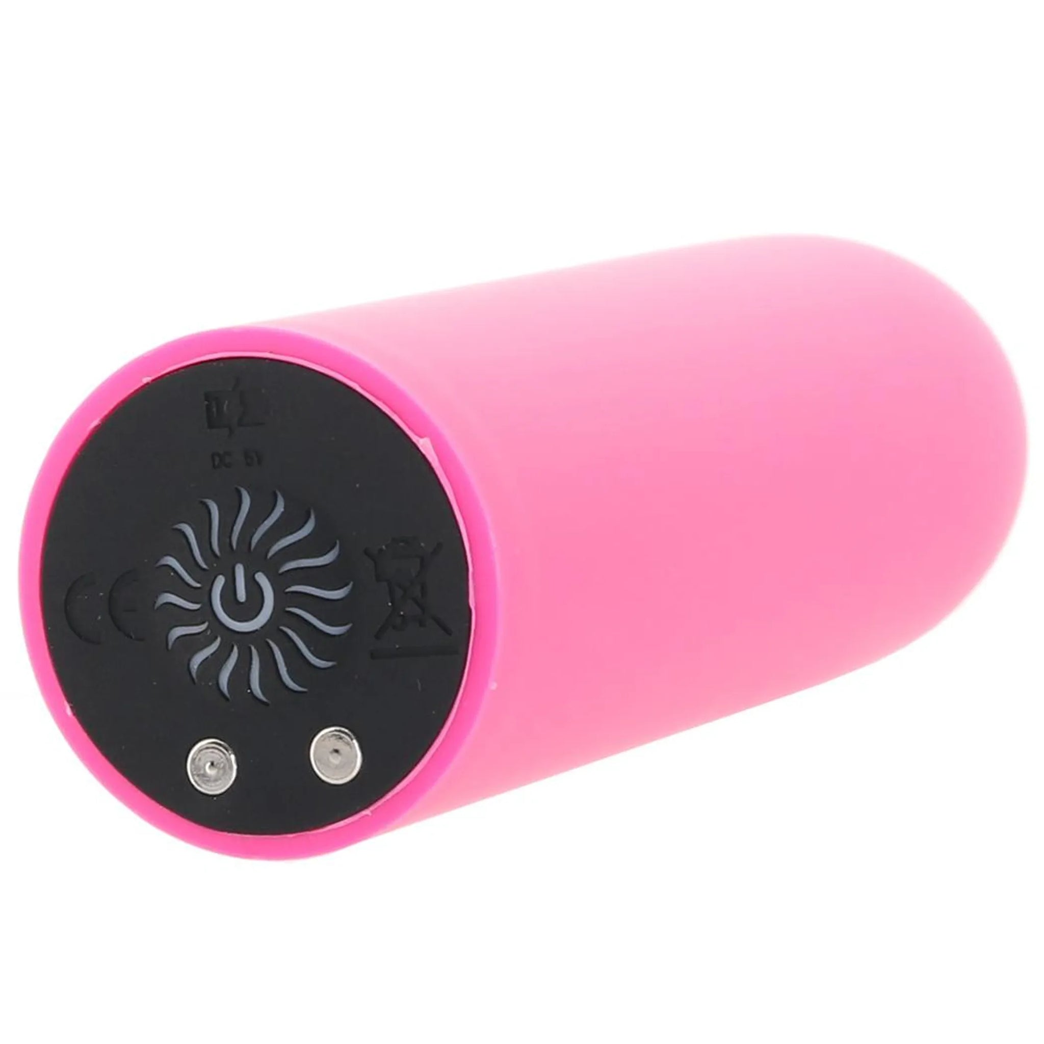 Pink Silicone Bullet Vibrator, 3.5 Inches
