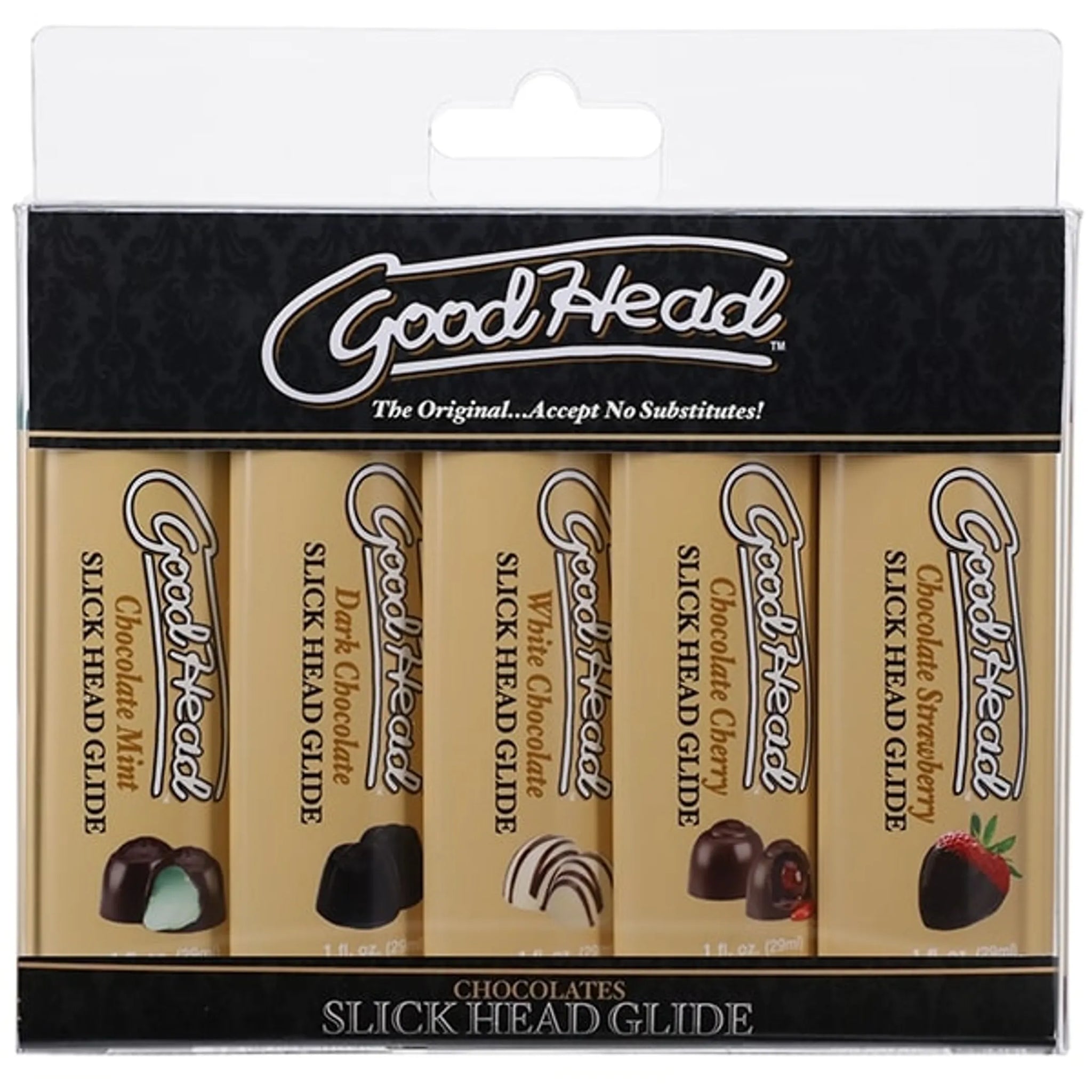 GOODHEAD ORAL DELIGHT GEL 5 PK CHOCOLATES