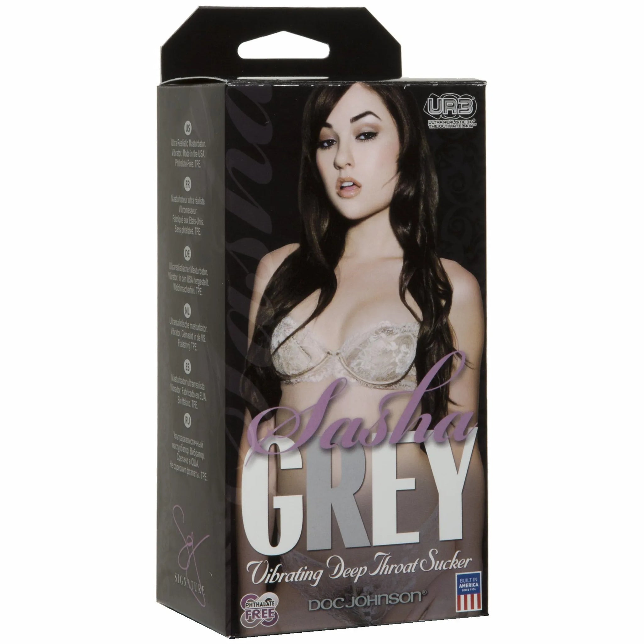 SASHA GERY VIBRATING DEEP THROAT STROKER