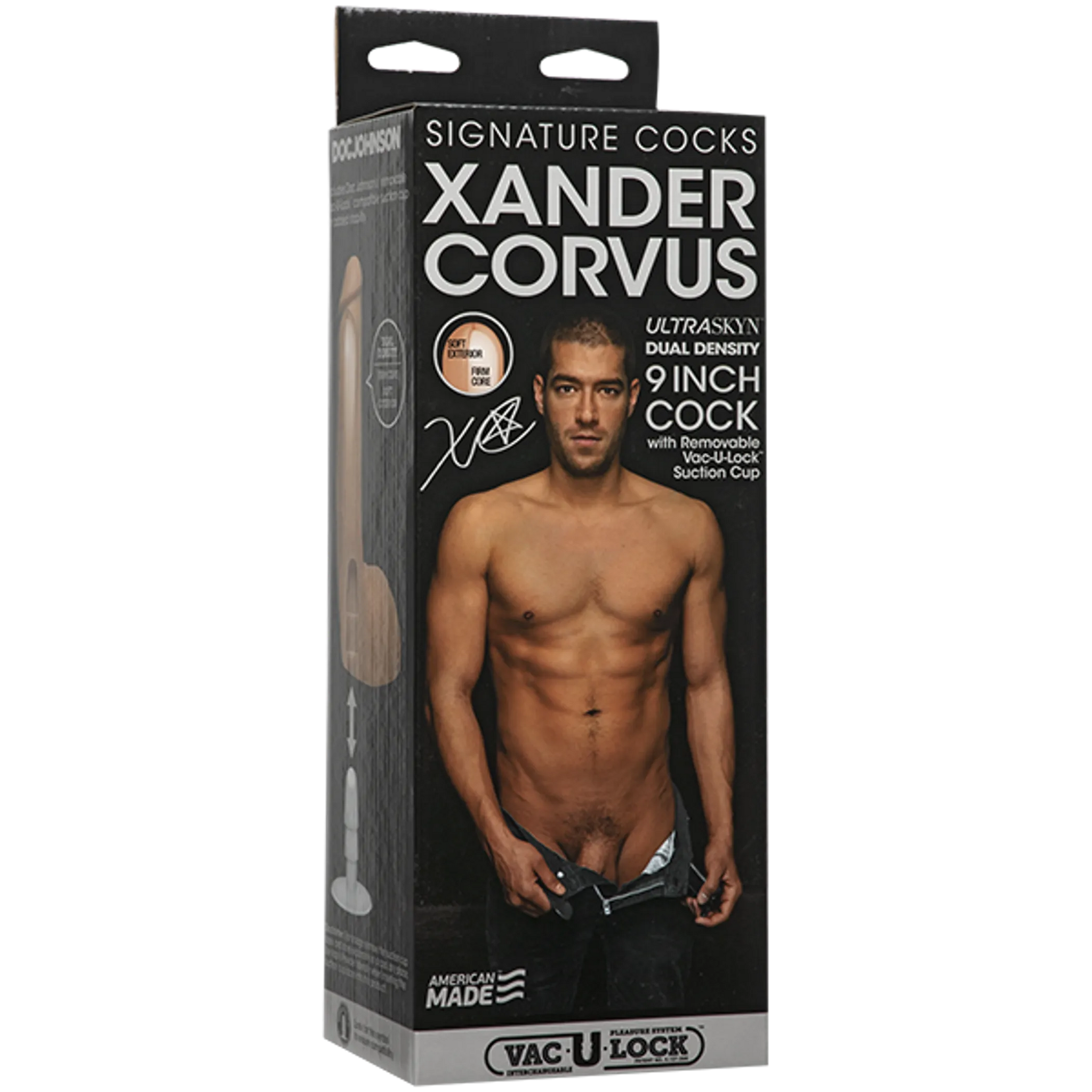 SIGNATURE COCKS XANDER CORVUS 9 IN ULTRASKYN