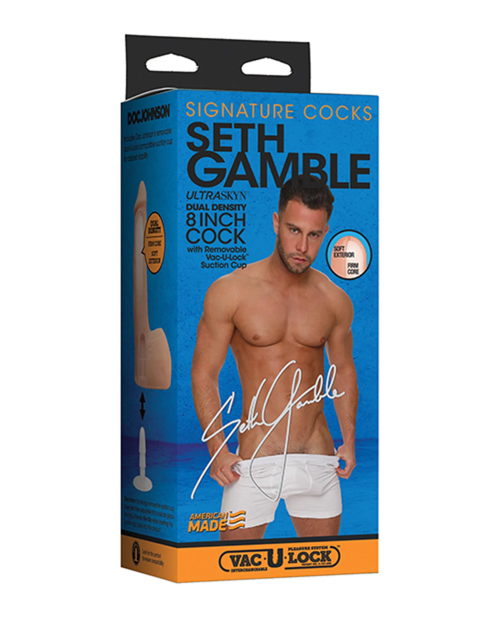 SIGNATURE COCKS SETH GAMBLE IN W/ REMOVEABLE VAC-U-LOCK SUCTION CUP