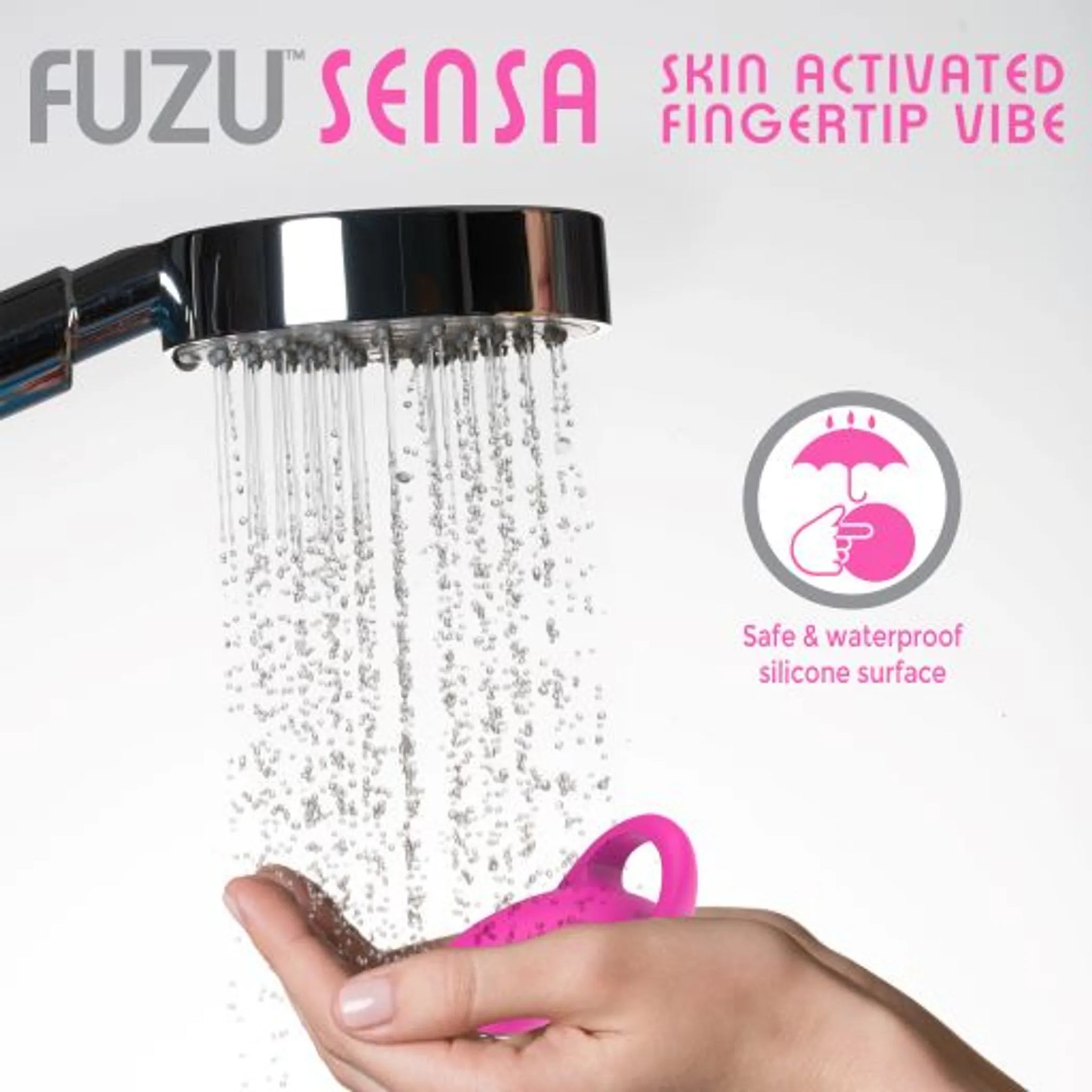 Skin-Activated Fingertip Vibrator in Pink