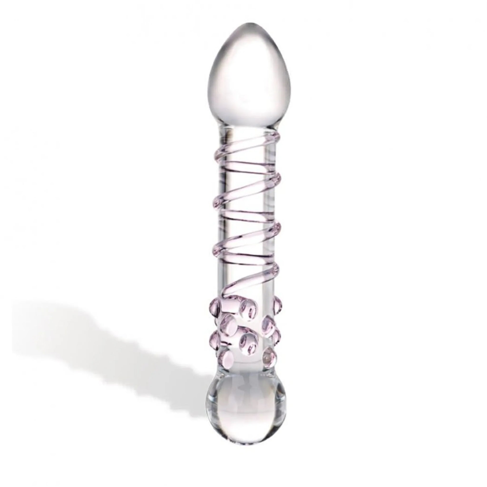 GLAS SPIRAL STAIRCASE FULL TIP DILDO
