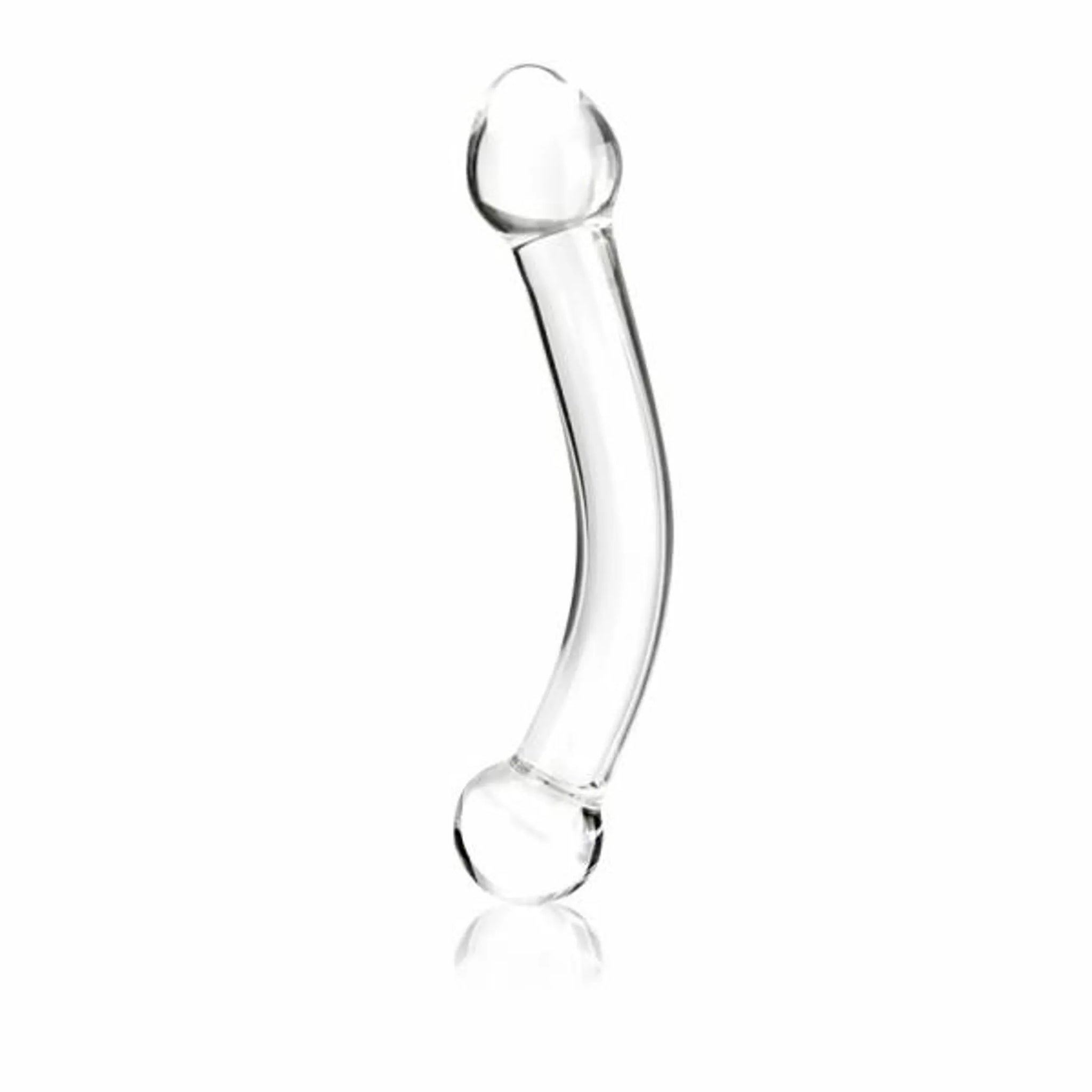 Curved Glass G-Spot Stimulator - 7 Inches