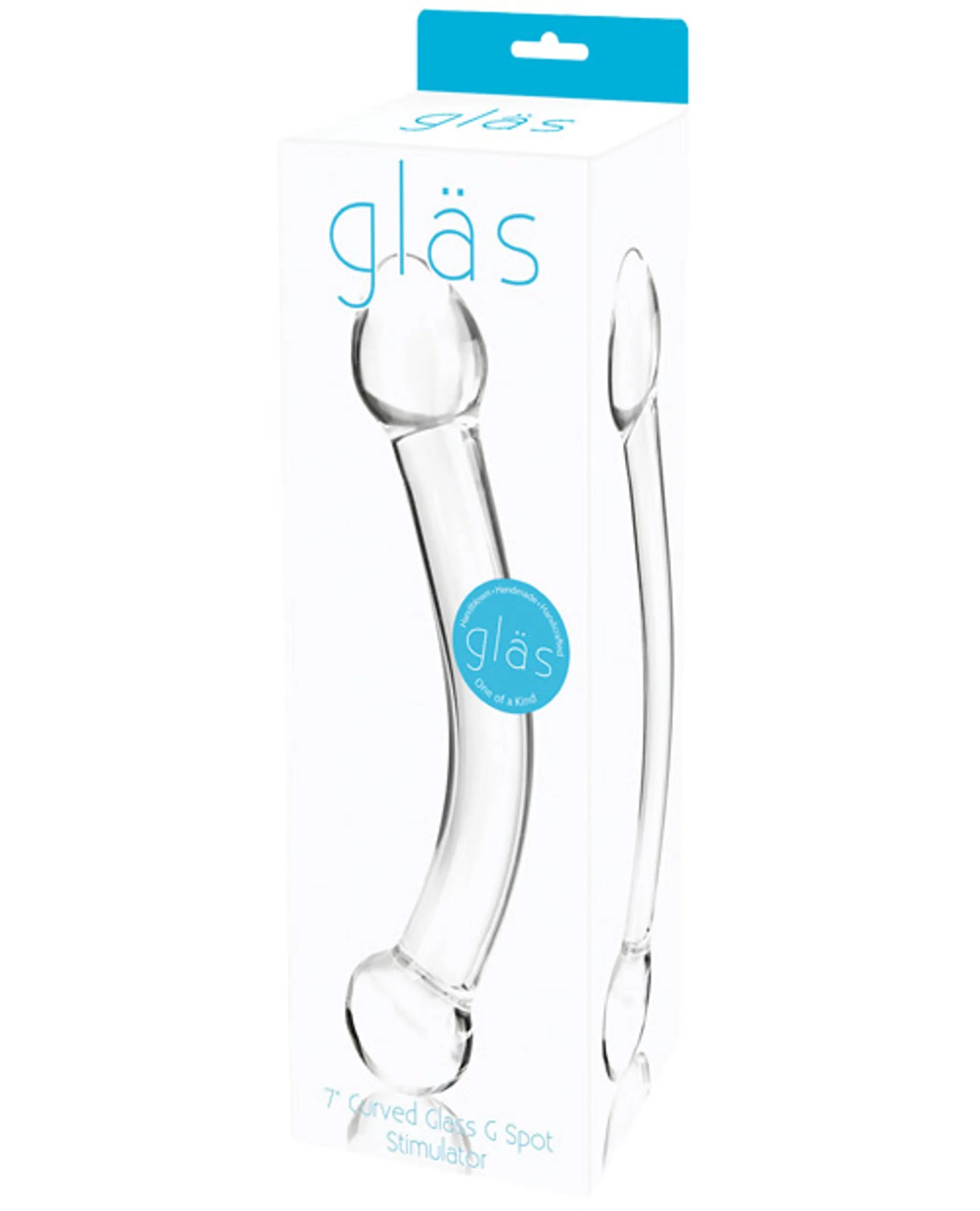 Curved Glass G-Spot Stimulator - 7 Inches