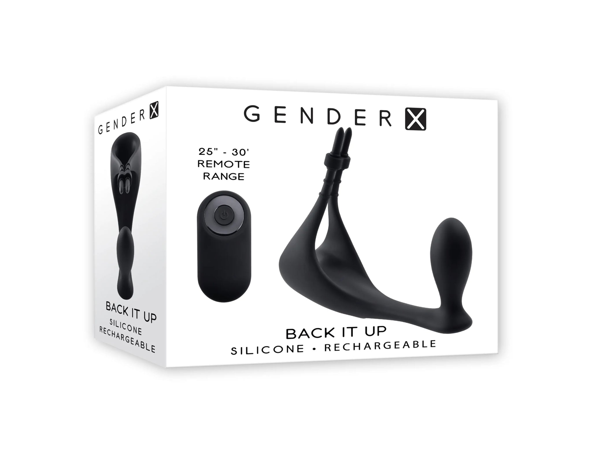 Back It Up Remote Vibrating Plug and Ring Combo