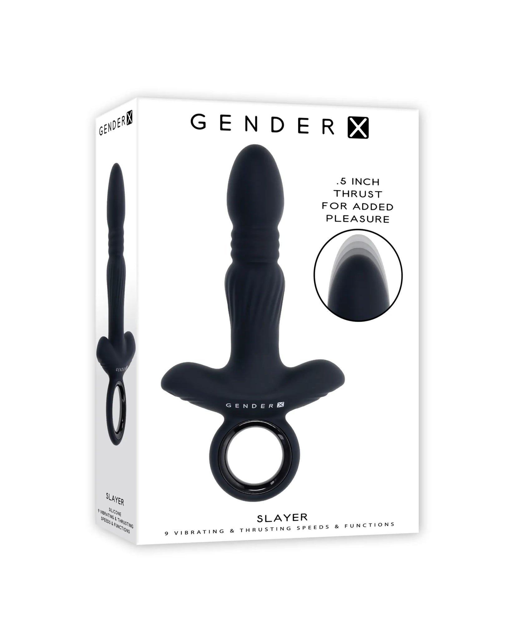 Gender X Slayer Prostate Massager - 5" Insertable Length