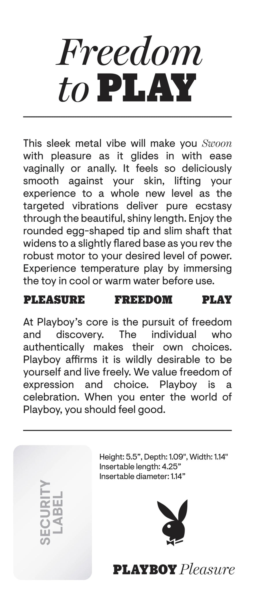Sleek Metal Vibrator for Targeted Pleasure