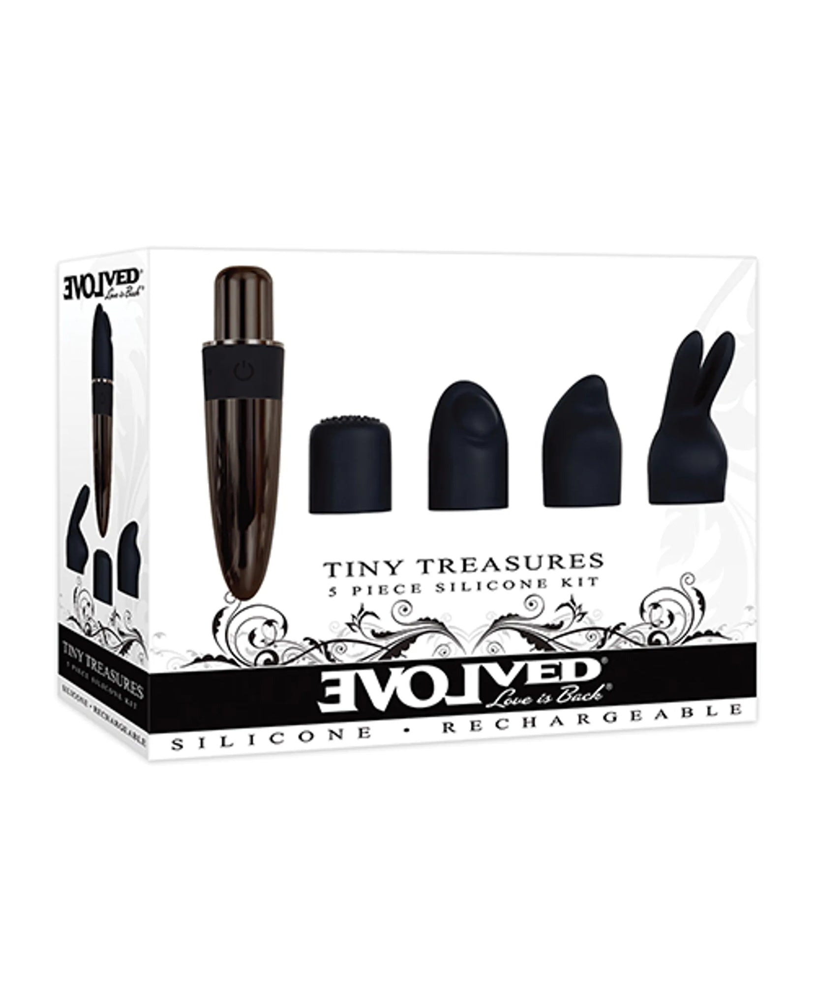EVOLVED TINY TREASURES 5 PC SILICONE VIBE KIT