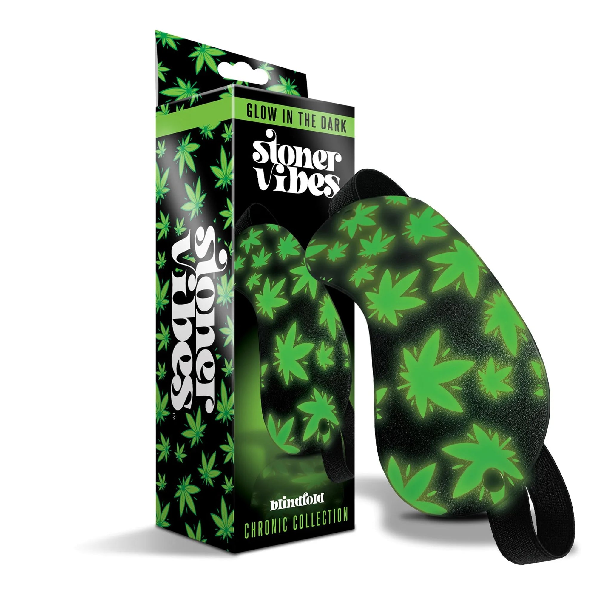 STONER VIBES BLINDFOLD GLOW IN THE DARK CHRONIC COLLECTION