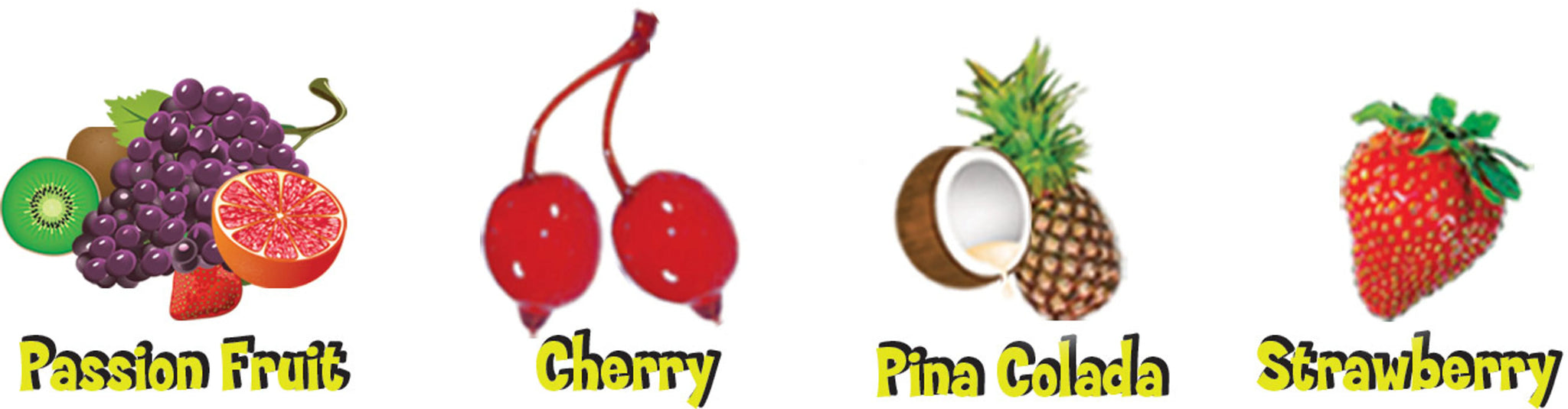 EDIBLE BODY PAINTS 4 PACK BOX