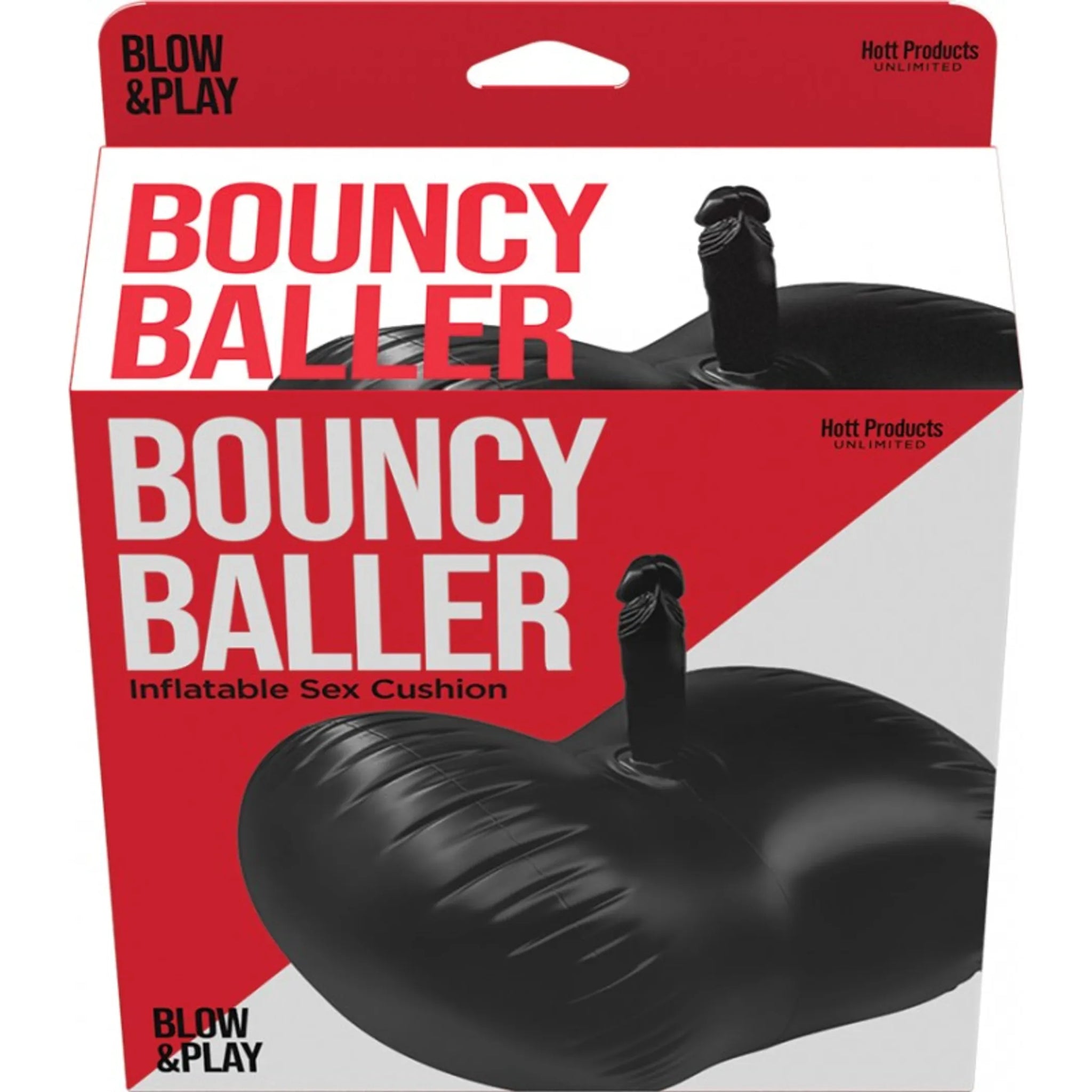 BOUNCY BALLER INFLATABLE PLAY COUSHION W/ PVC DILDO