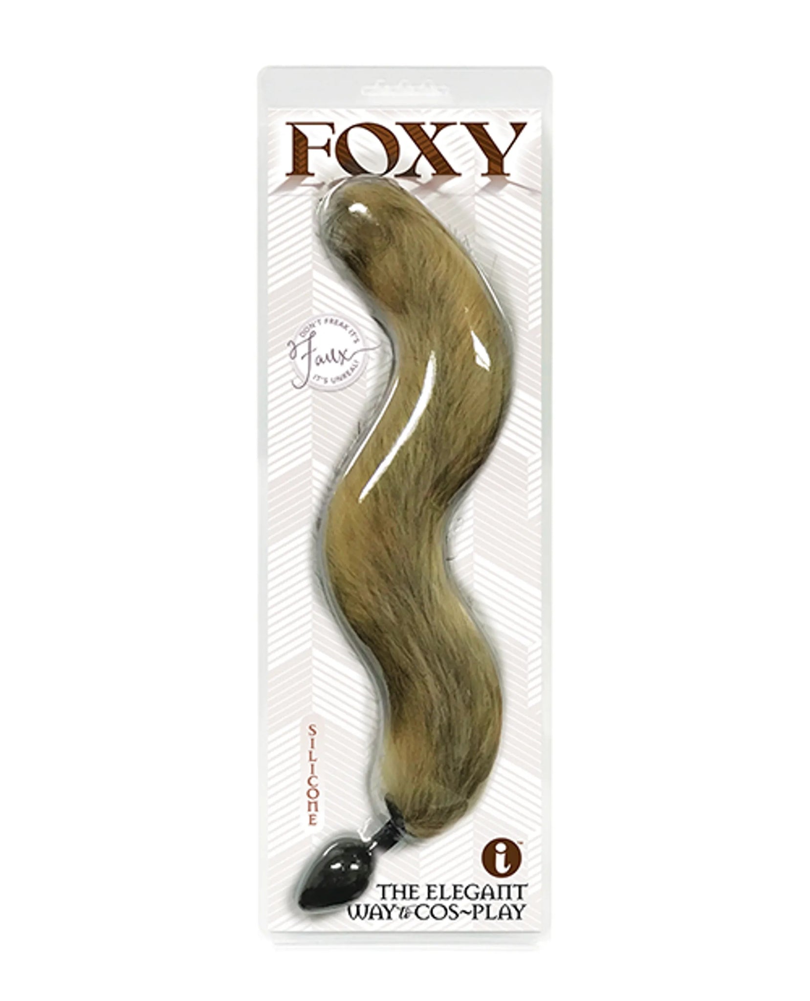 Foxy Tail Silicone Butt Plug with Faux Fur Tail