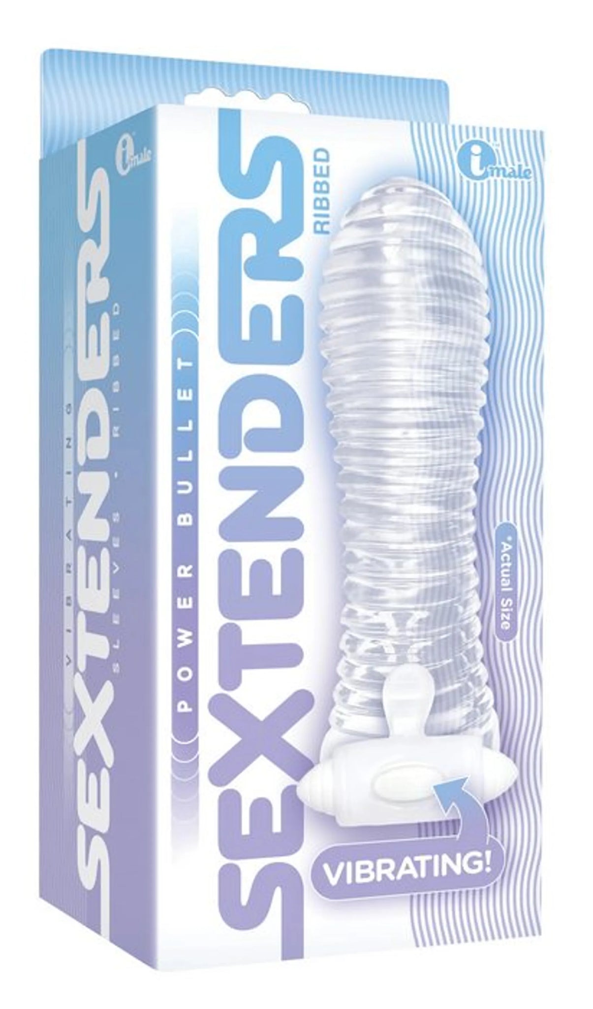 THE 9'S VIBRATING SEXTEND RIBBED
