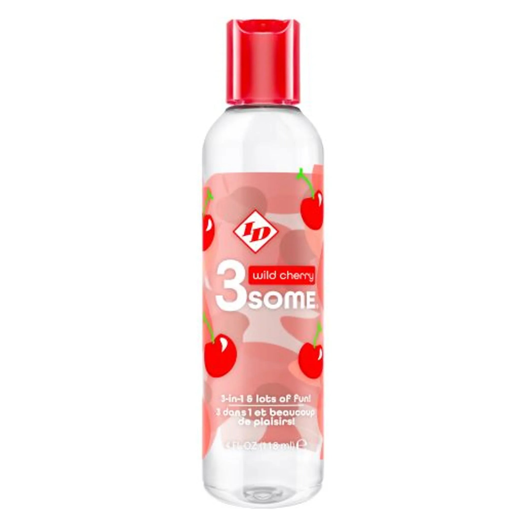 Wild Cherry 3-in-1 Flavored Lubricant - 4 oz