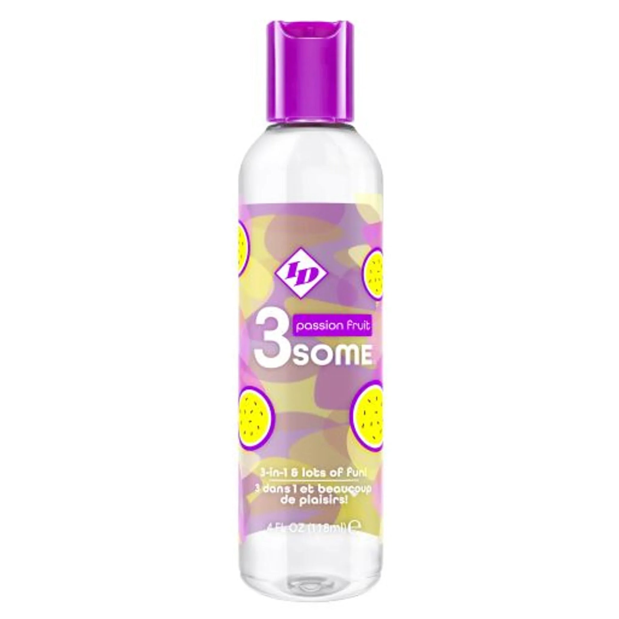 3-in-1 Passion Fruit Flavored Warming Lube, 4 oz