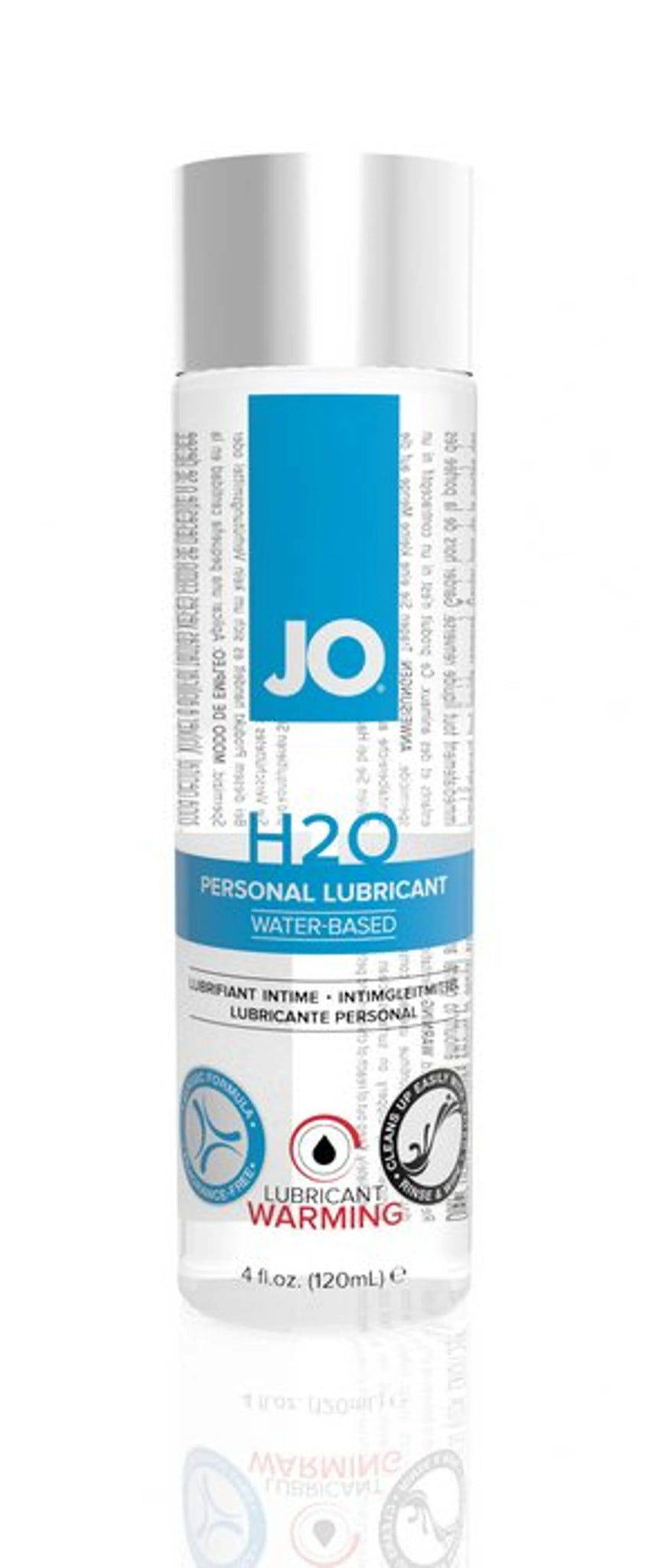 JO 4 OZ H2O WARMING LUBE
