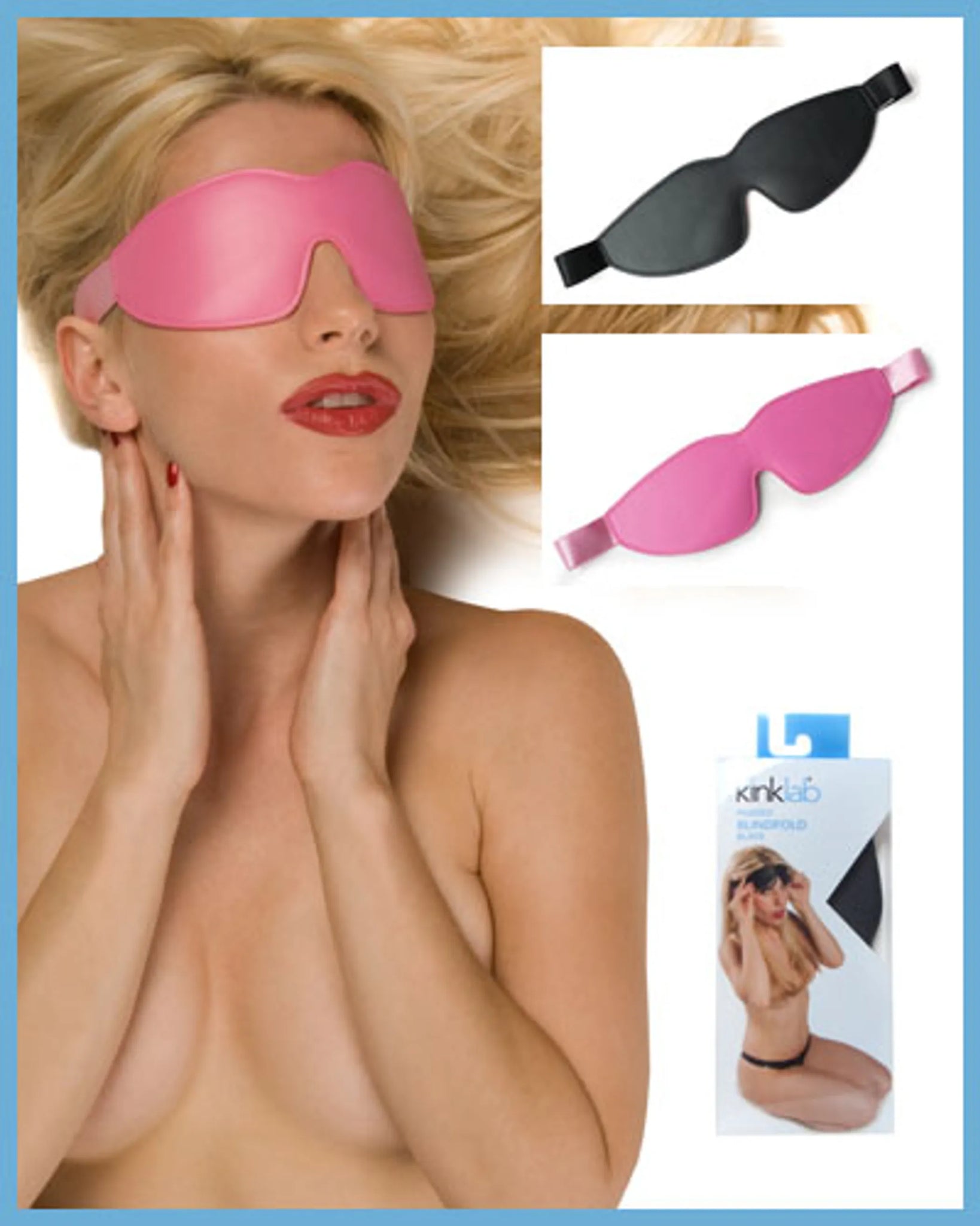 BLACK PADDED BLINDFOLD