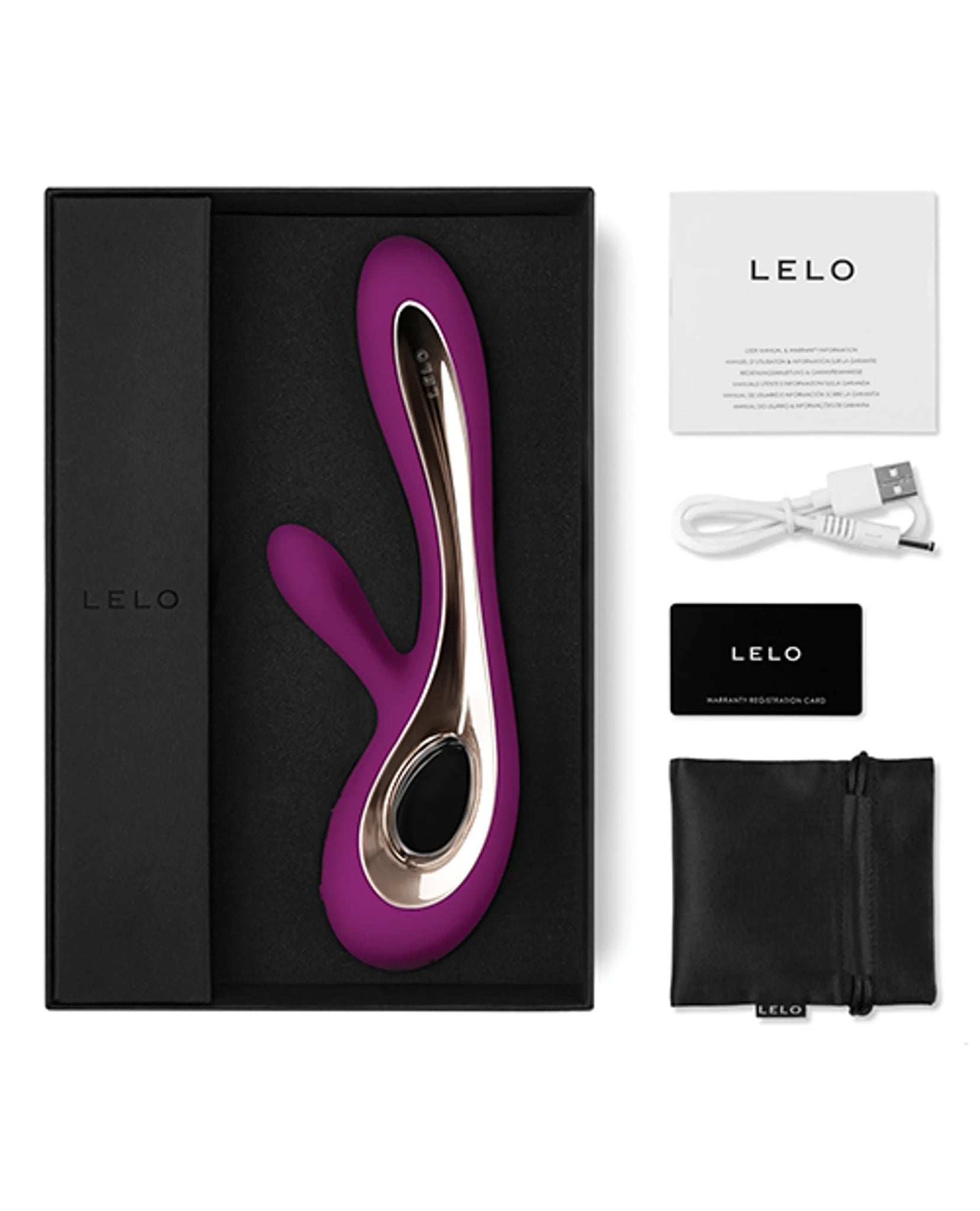 Soraya Wave Deep Rose Rabbit Vibrator