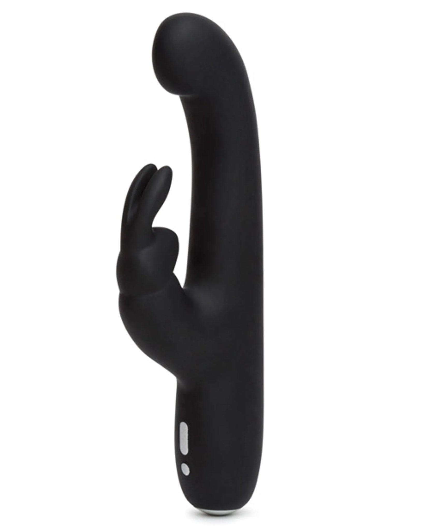 HAPPY RABBIT SLIMLINE G-SPOT RECHARGEABLE VIBRATOR BLACK