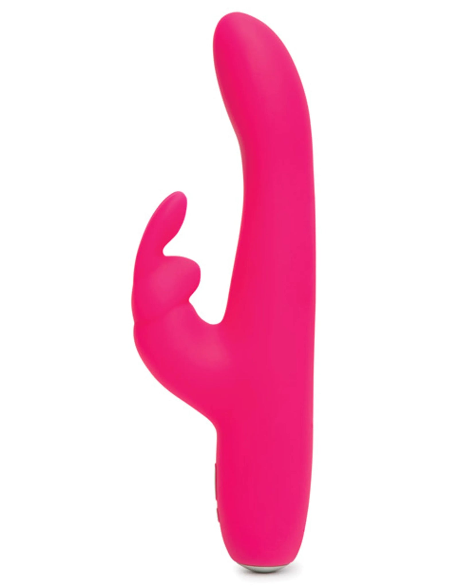 HAPPY RABBIT SLIMLINE CURVE RECHARGEABLE VIBRATOR PINK