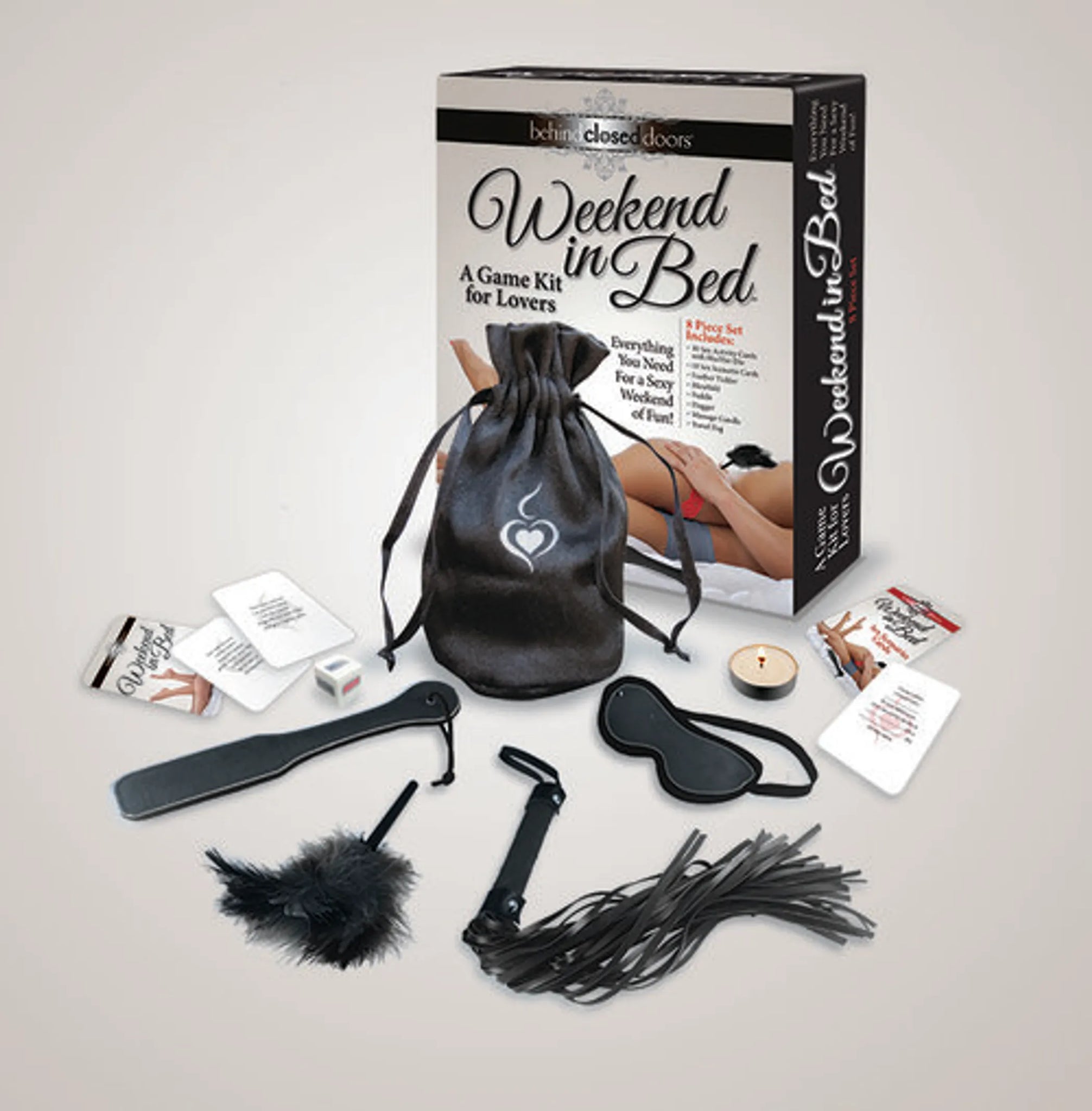 BEHIND CLOSED DOORS WEEKEND IN BED GAME KIT